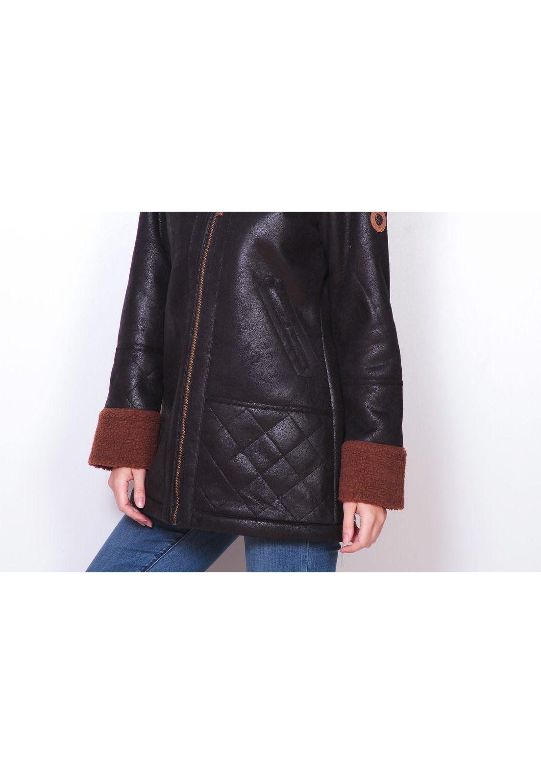 Casaca Jacket Mujer 5K198-WI19 Negro Maui and Sons-2