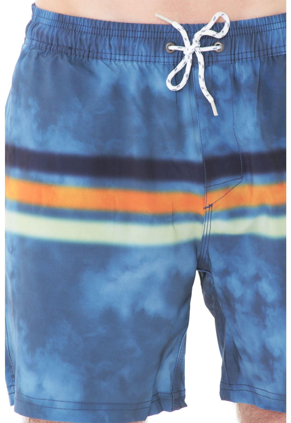 Traje De Baño Corto Hombre 5T1162-MV21 Azul-2