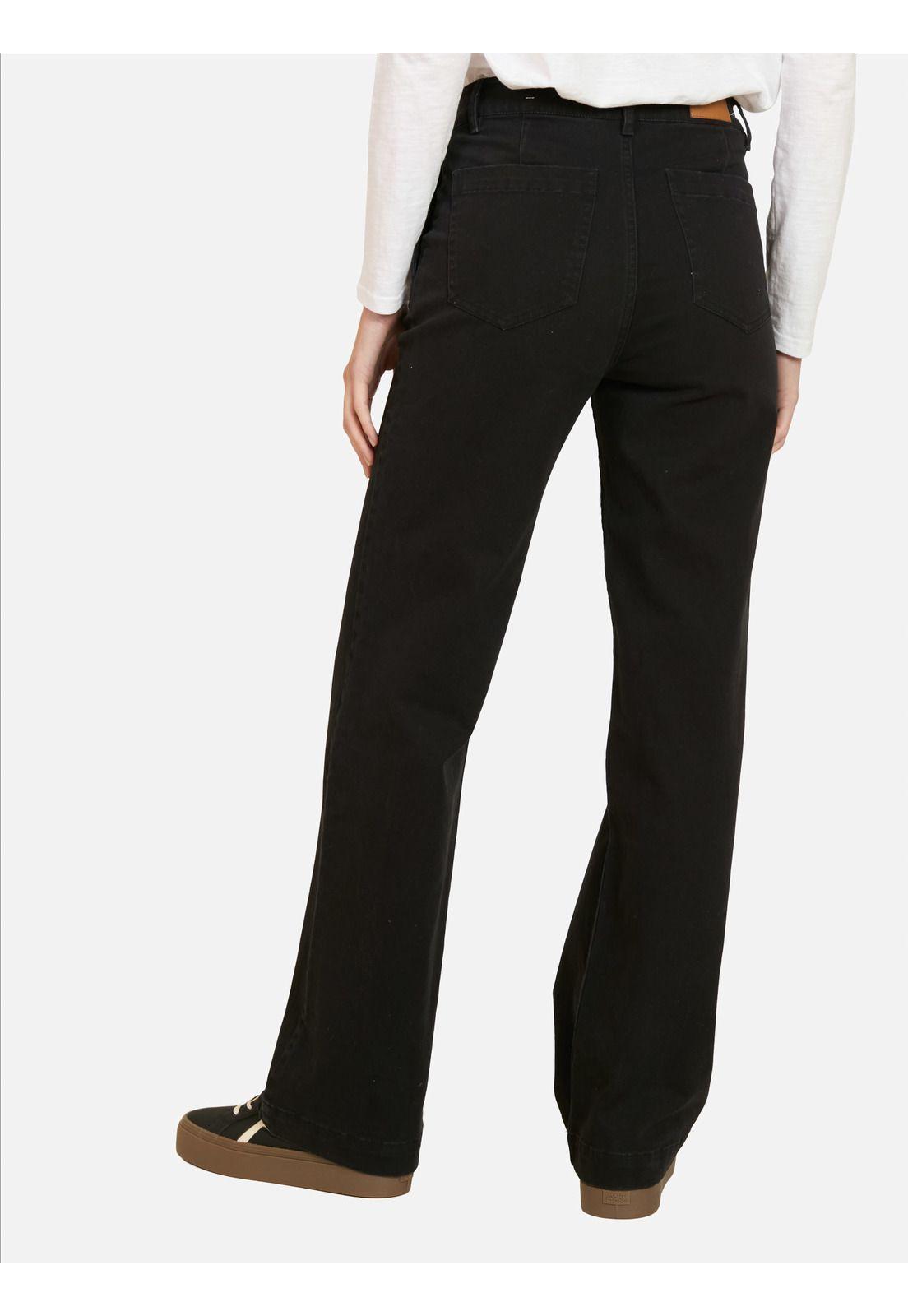Jeans Ikaika Negro Mujer Maui And Sons-1