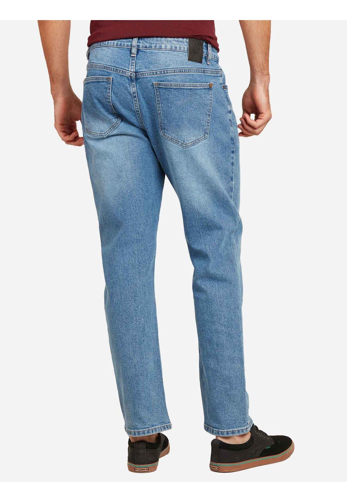 Pantalon Slim Maui Denim L. Hombre Celeste Maui And Sons-1