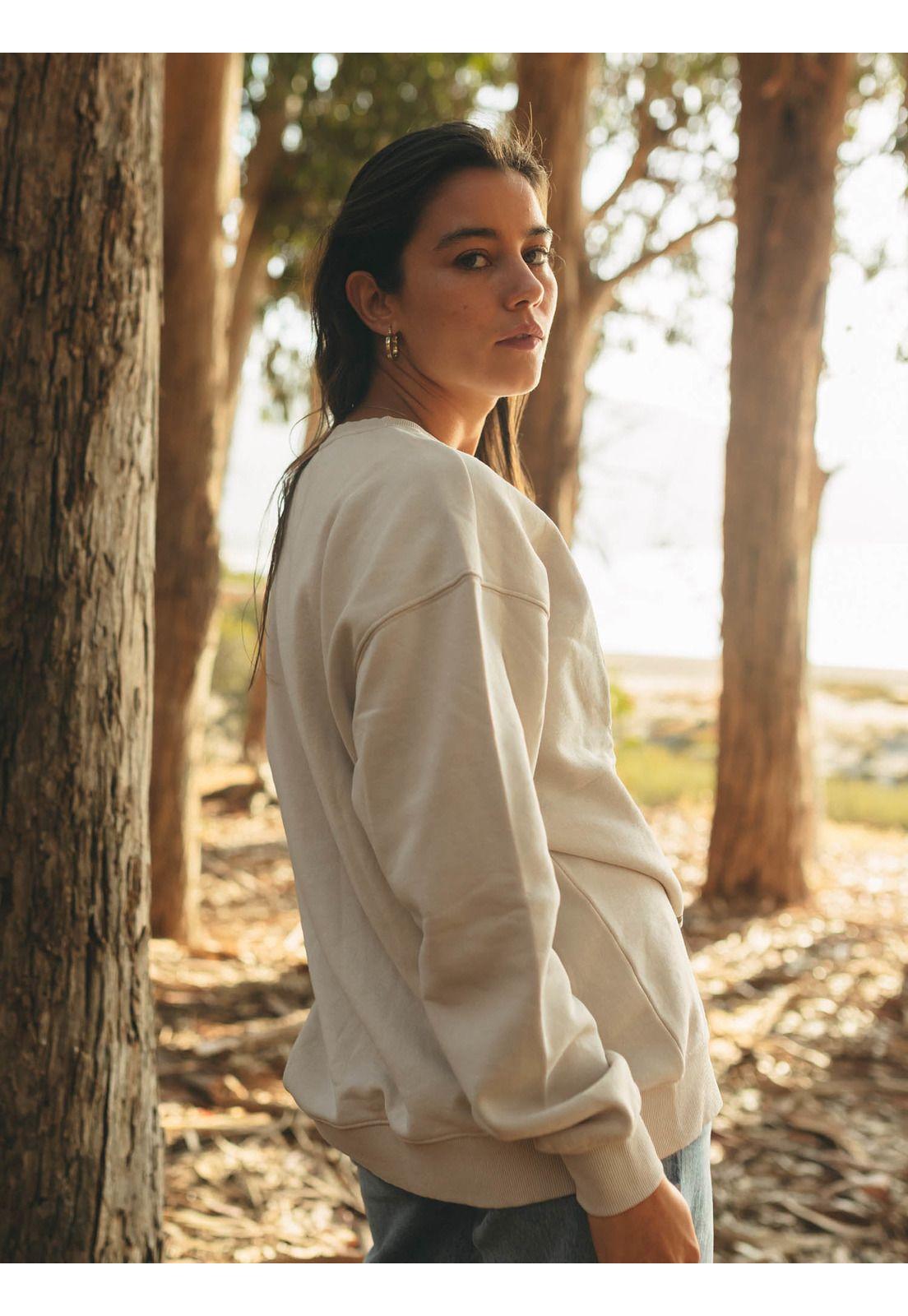 Poleron CR Phuket Beige Mujer Maui And Sons-3