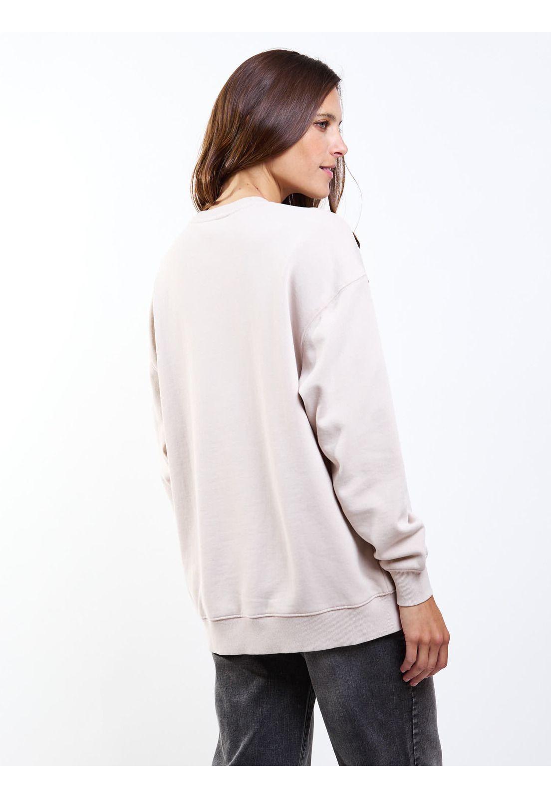 Poleron CR Phuket Beige Mujer Maui And Sons-5