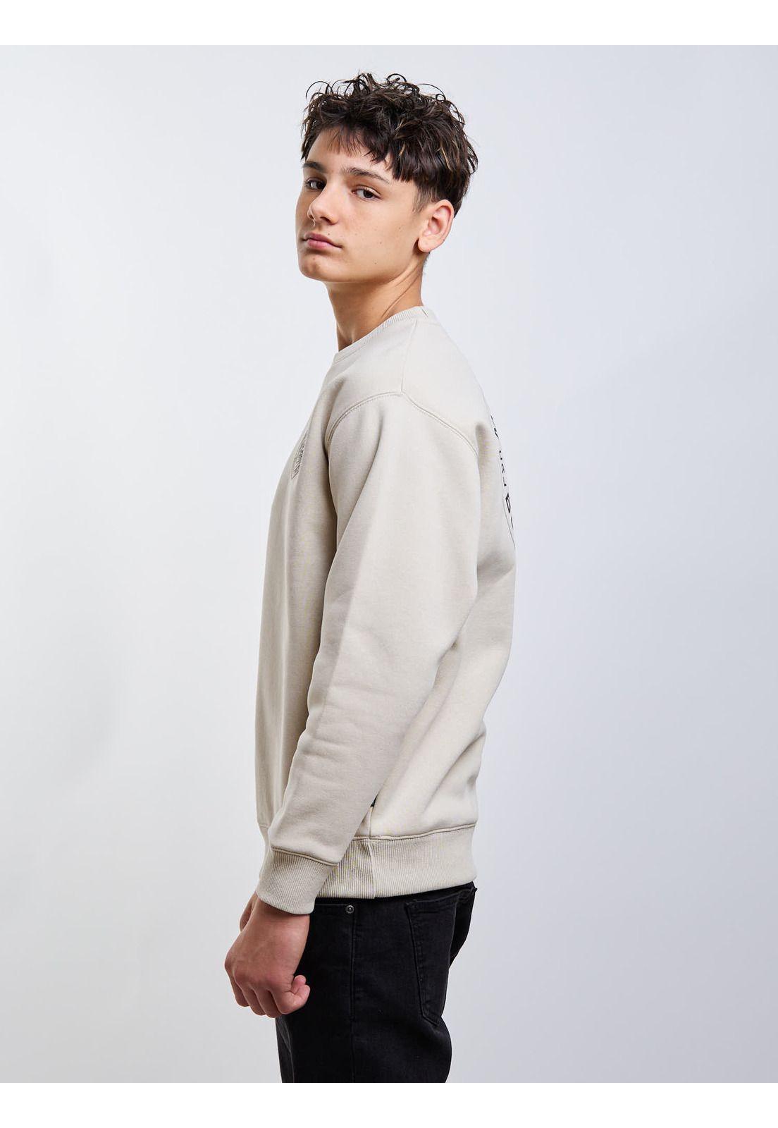 Poleron CR Crew Born Beige Infantil Maui And Sons-2