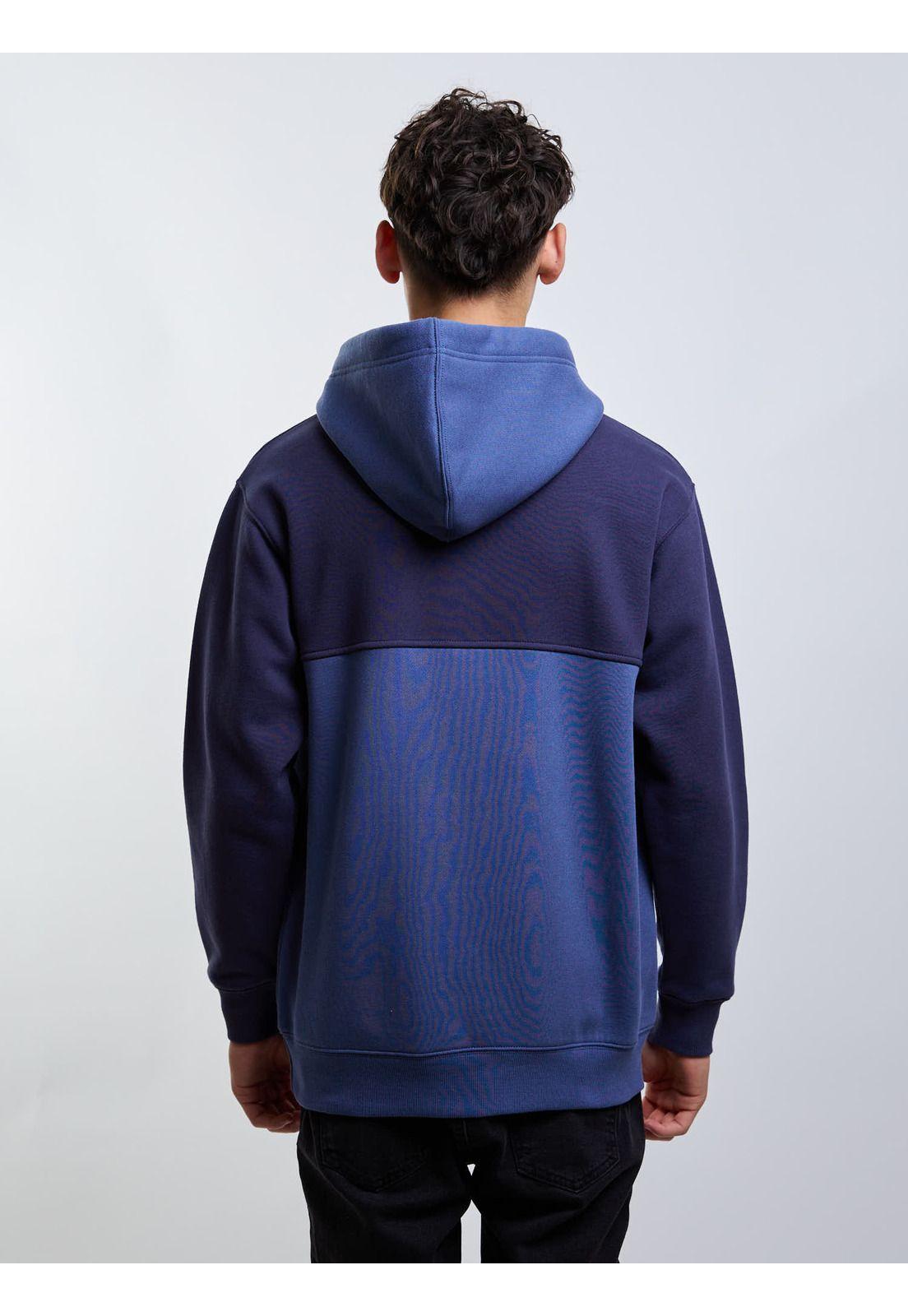 Poleron Canguro Stride Azul Infantil Maui And Sons-1