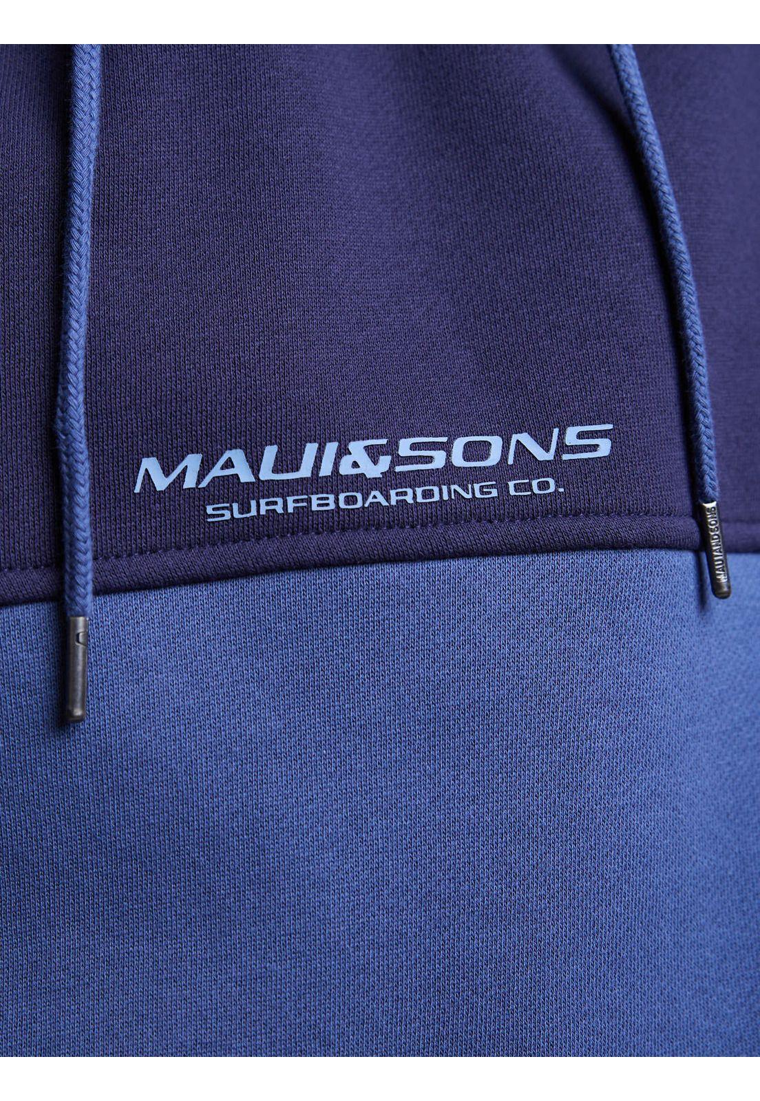 Poleron Canguro Stride Azul Infantil Maui And Sons-3