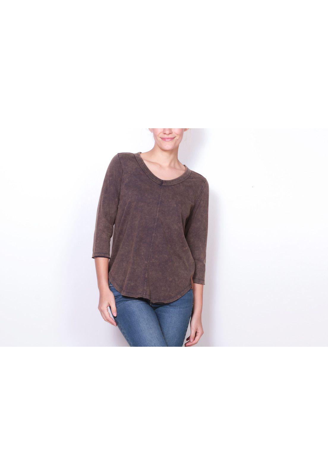 Polera Mujer Café Maui and Sons 5P156-WI19-0