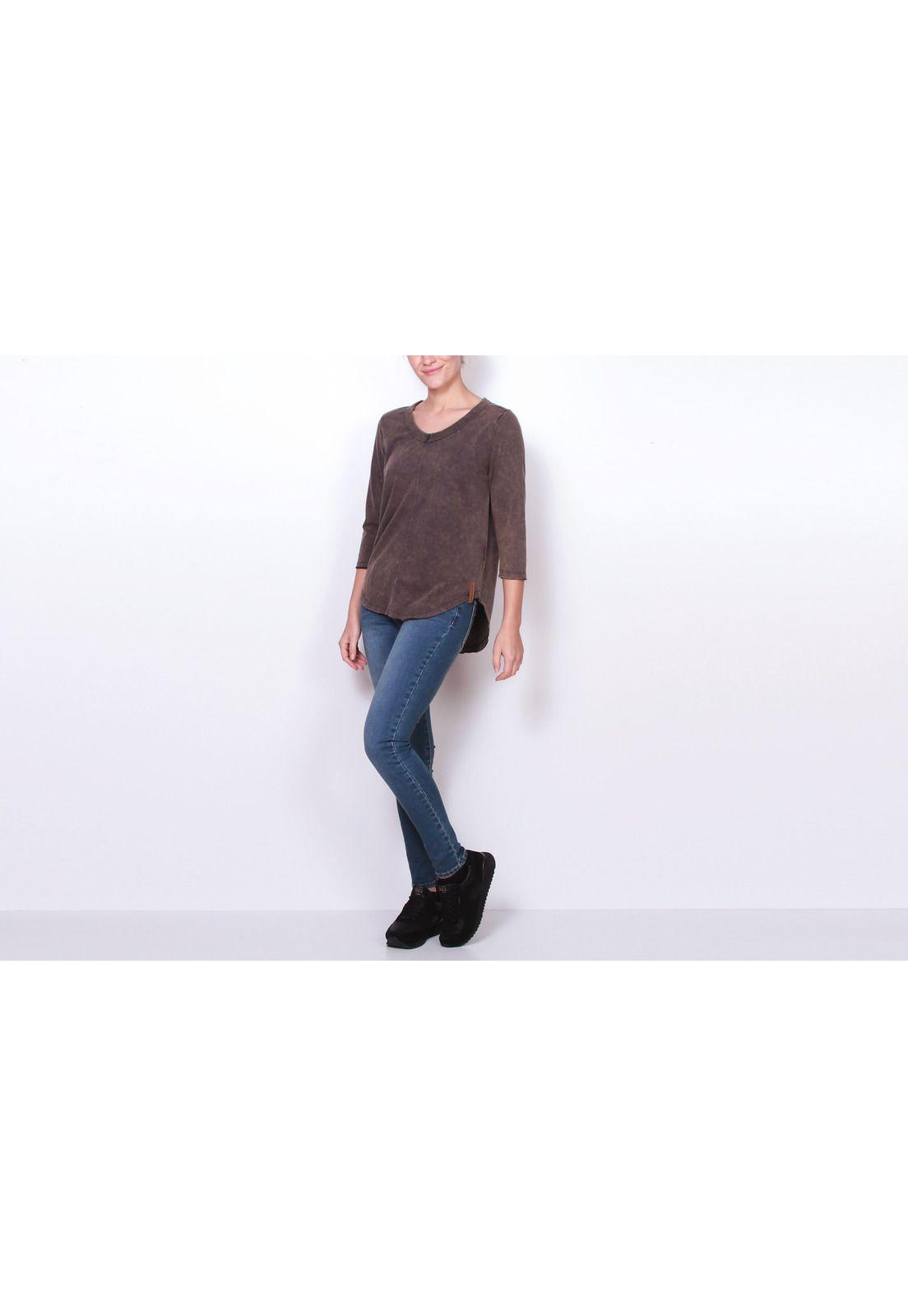 Polera Mujer Café Maui and Sons 5P156-WI19-3