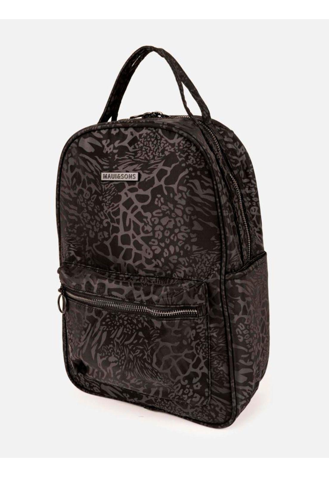 Mochila PHYTON BLK BACKPACK Mujer Negro Maui and Sons-1