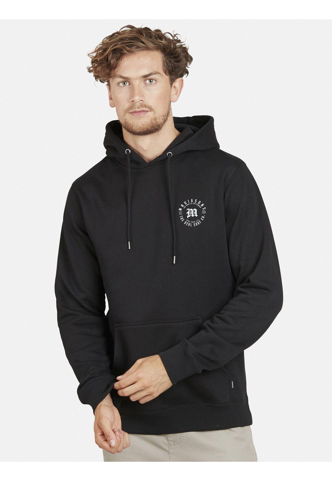 Poleron Hombre Negro Maui and Sons-0