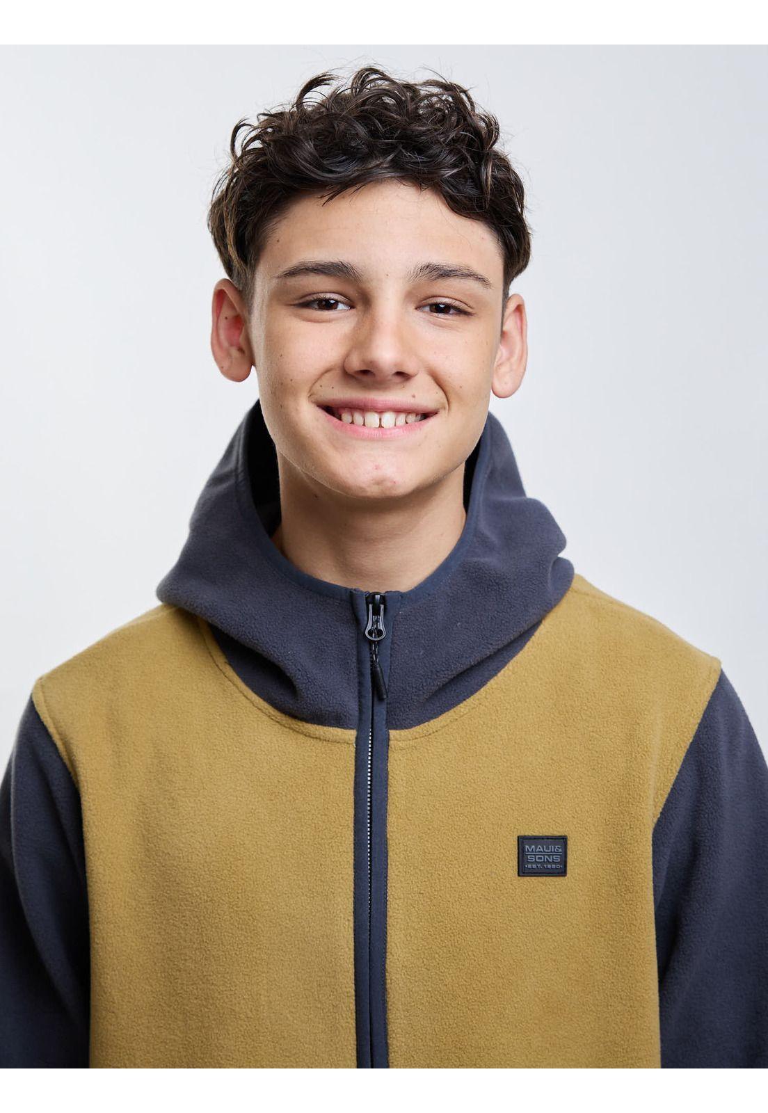 Poleron Micropolar Seaborn Café Infantil Maui And Sons-3