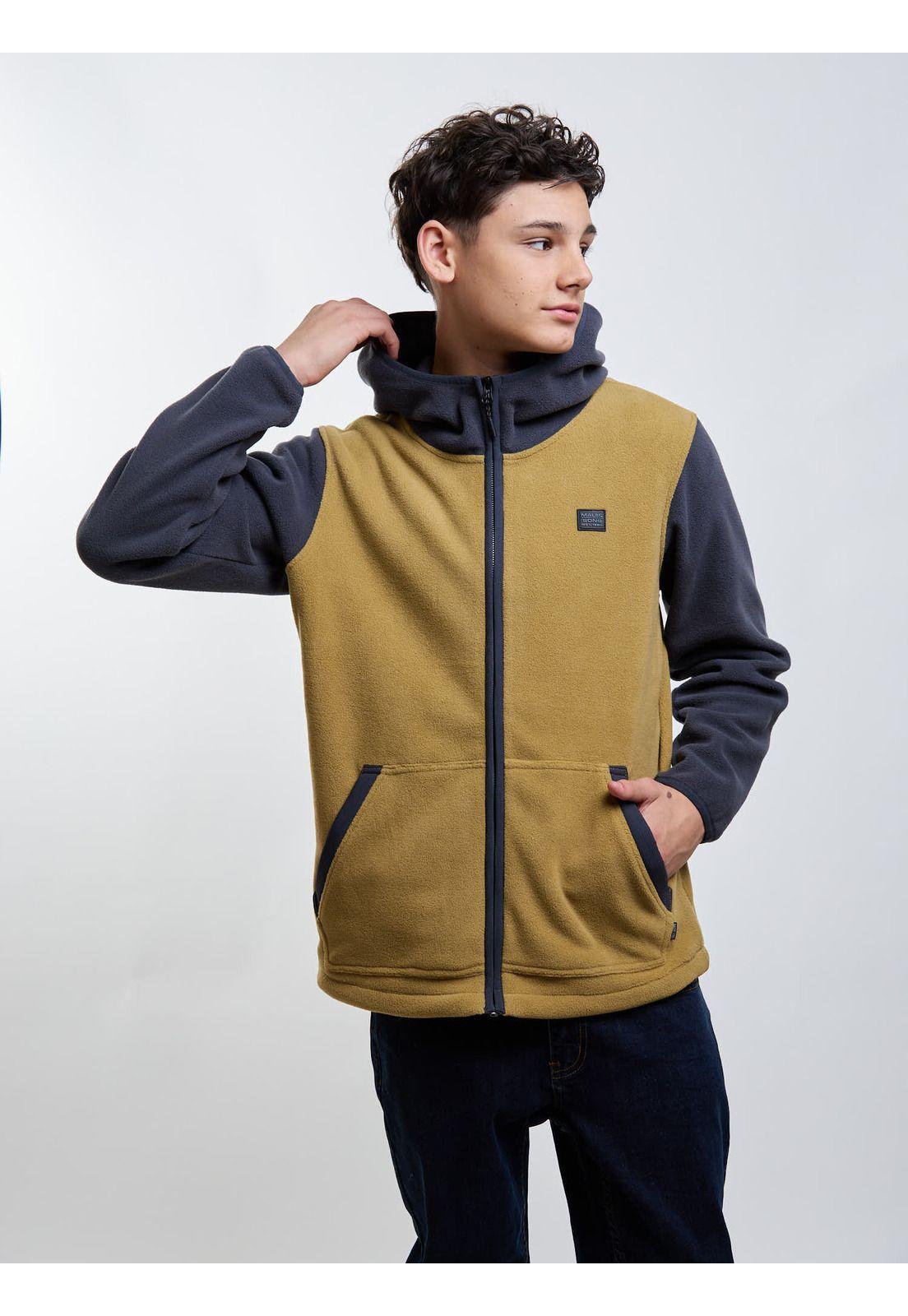 Poleron Micropolar Seaborn Café Infantil Maui And Sons-6