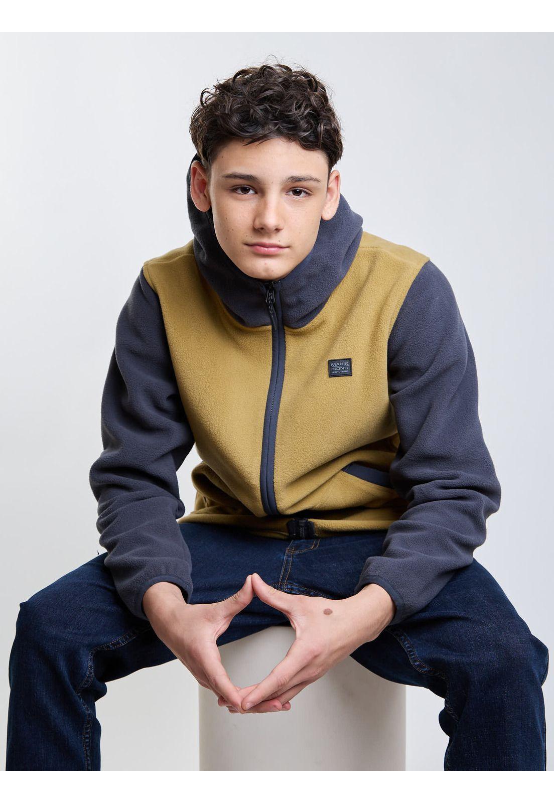 Poleron Micropolar Seaborn Café Infantil Maui And Sons-7