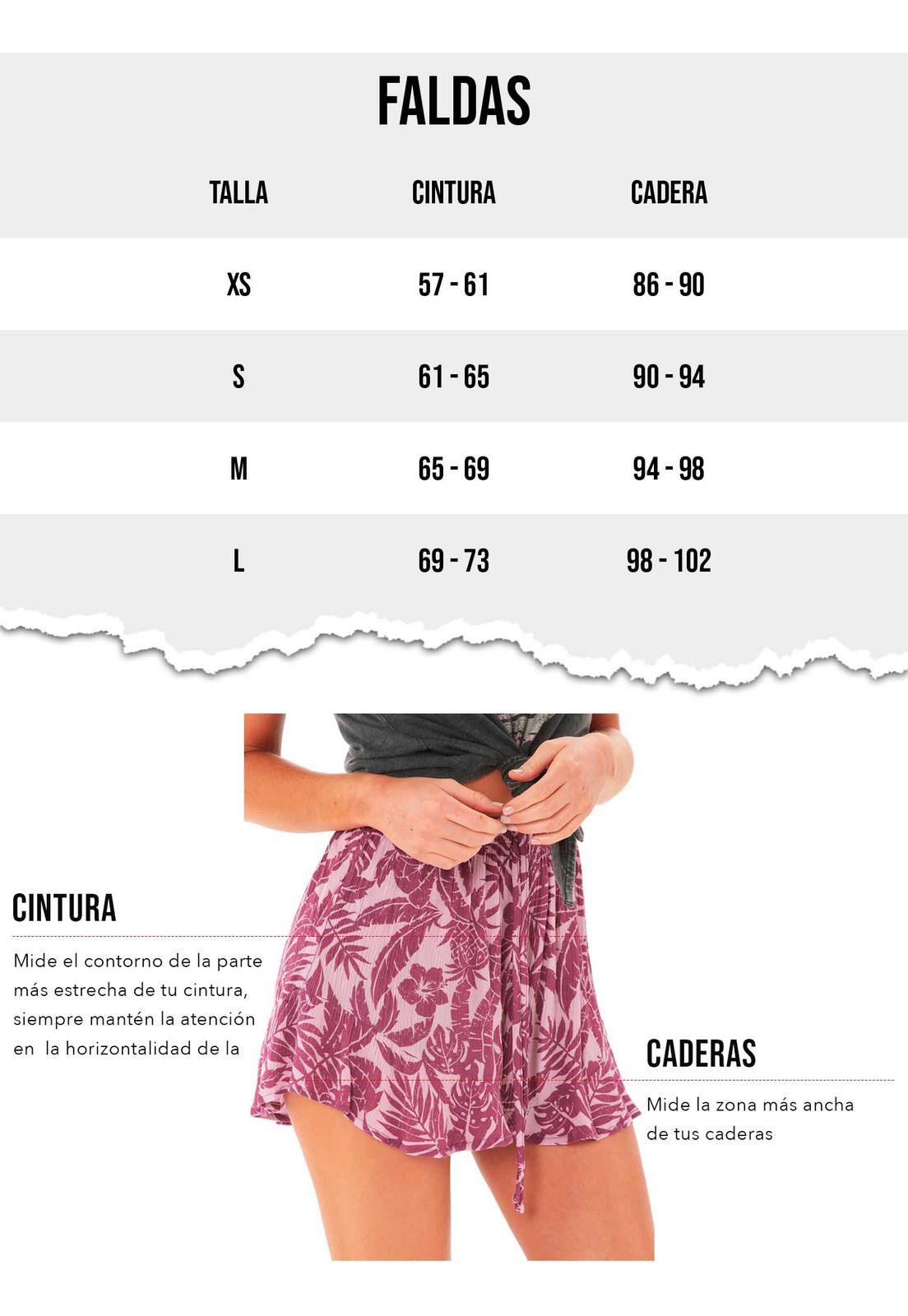 Falda Mujer Negro 5L915-WV22 Maui And Sons-4
