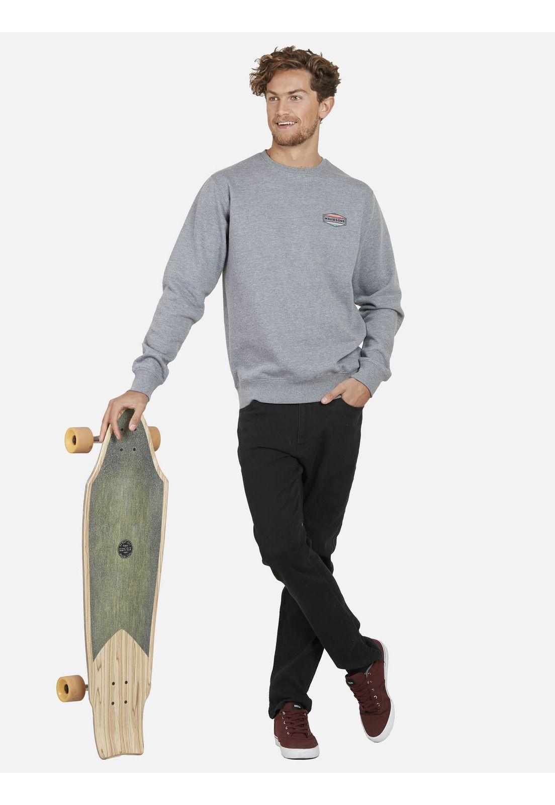 Poleron FLAG MAUI Hombre Gris Maui and Sons-3