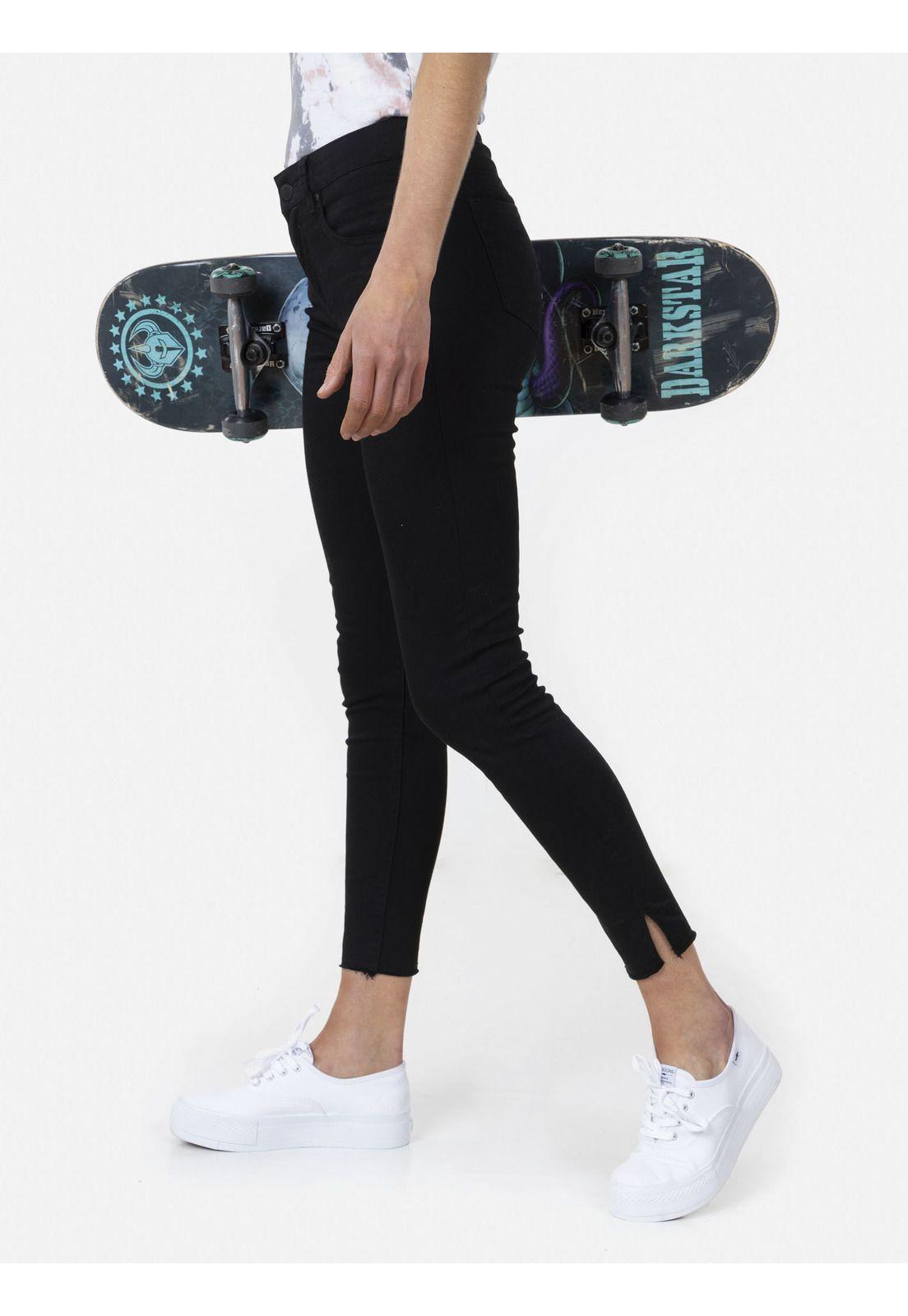 Pantalon CLASSIC JEANS Mujer Negro Maui and Sons-0