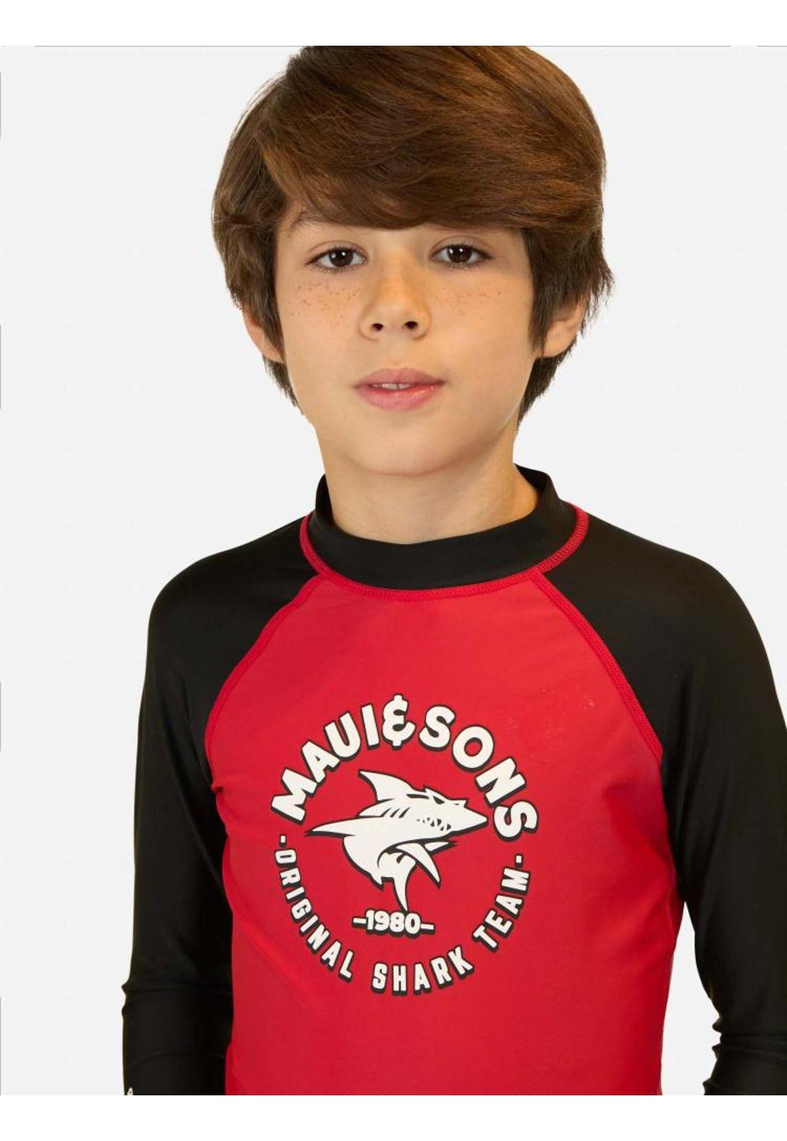 Polera UVP Oversy Rojo Niño Maui And Sons-2