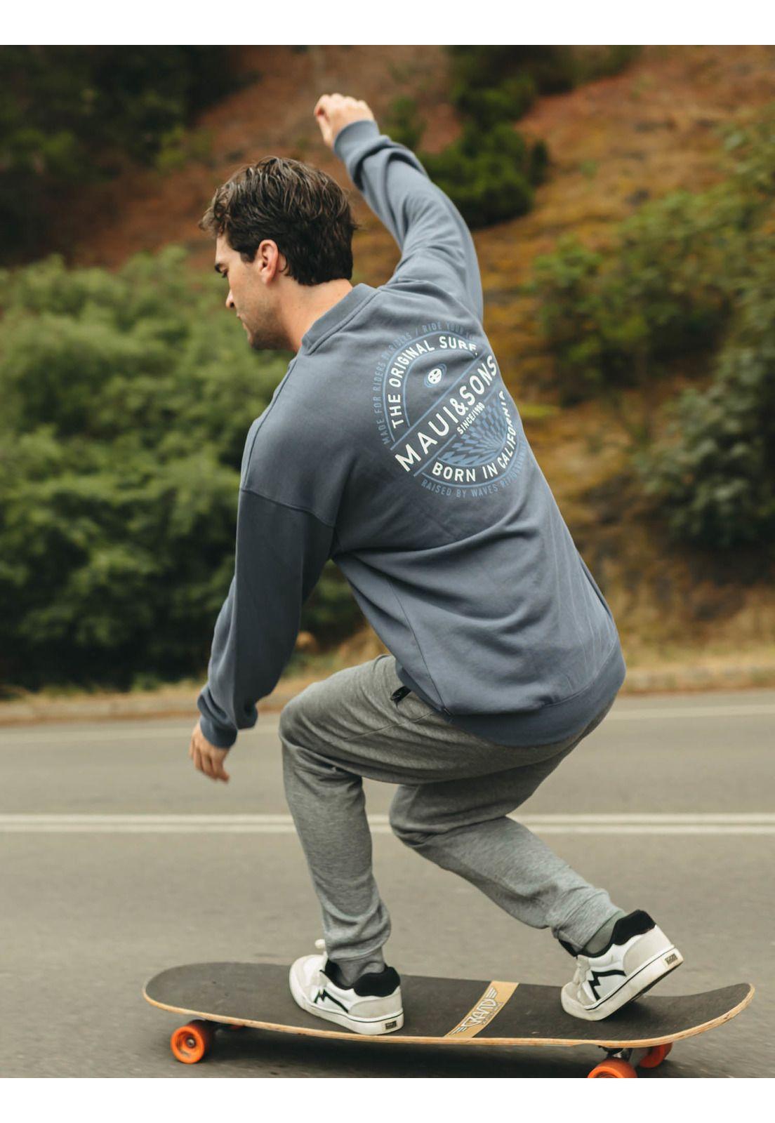 Poleron CR Made Riders Azul Hombre Maui And Sons-1