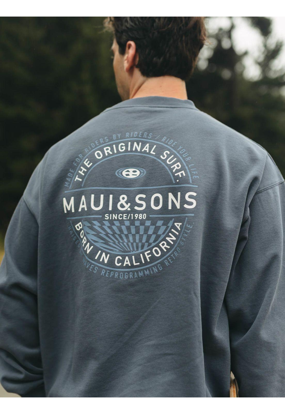 Poleron CR Made Riders Azul Hombre Maui And Sons-3