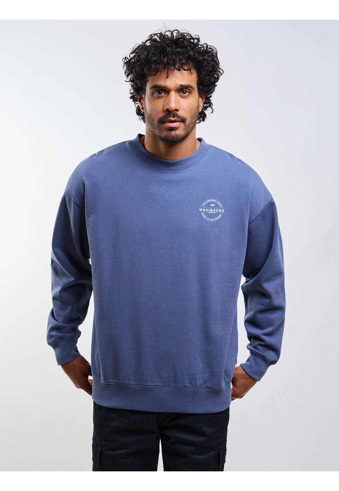 Poleron CR Made Riders Azul Hombre Maui And Sons-5