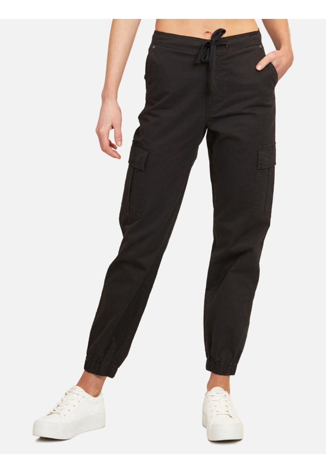 Pantalon Jogger Summer Beach Negro Mujer Maui and sons-0