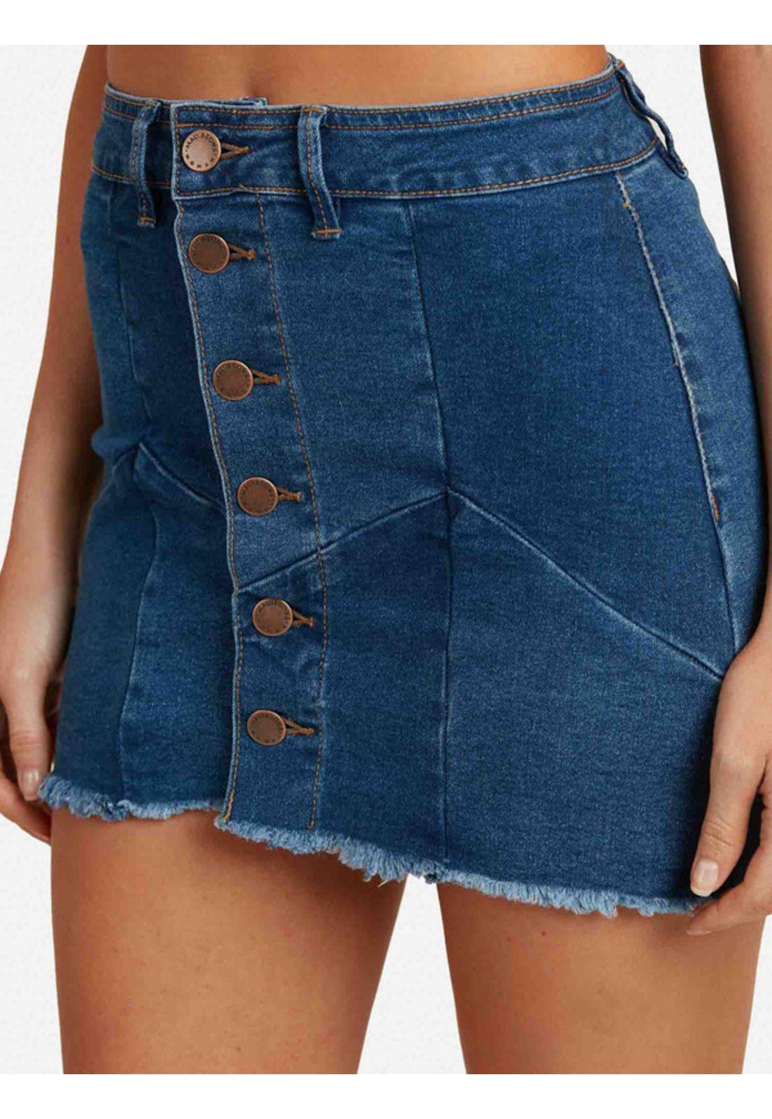 Falda Bijou Blue Skirt Mujer Azul Maui And Sons-2