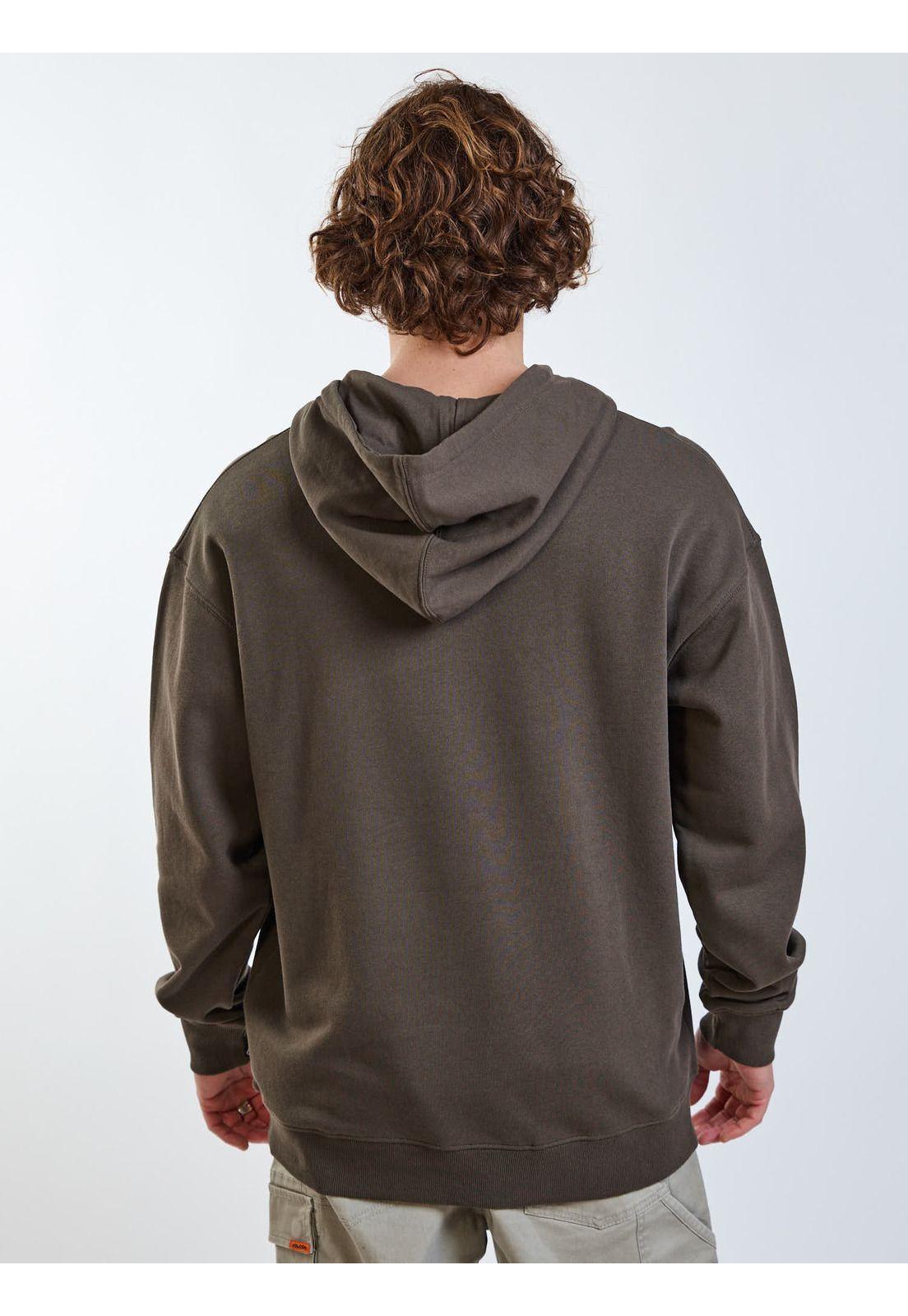 Poleron Canguro Pulse Negro Hombre Volcom-1