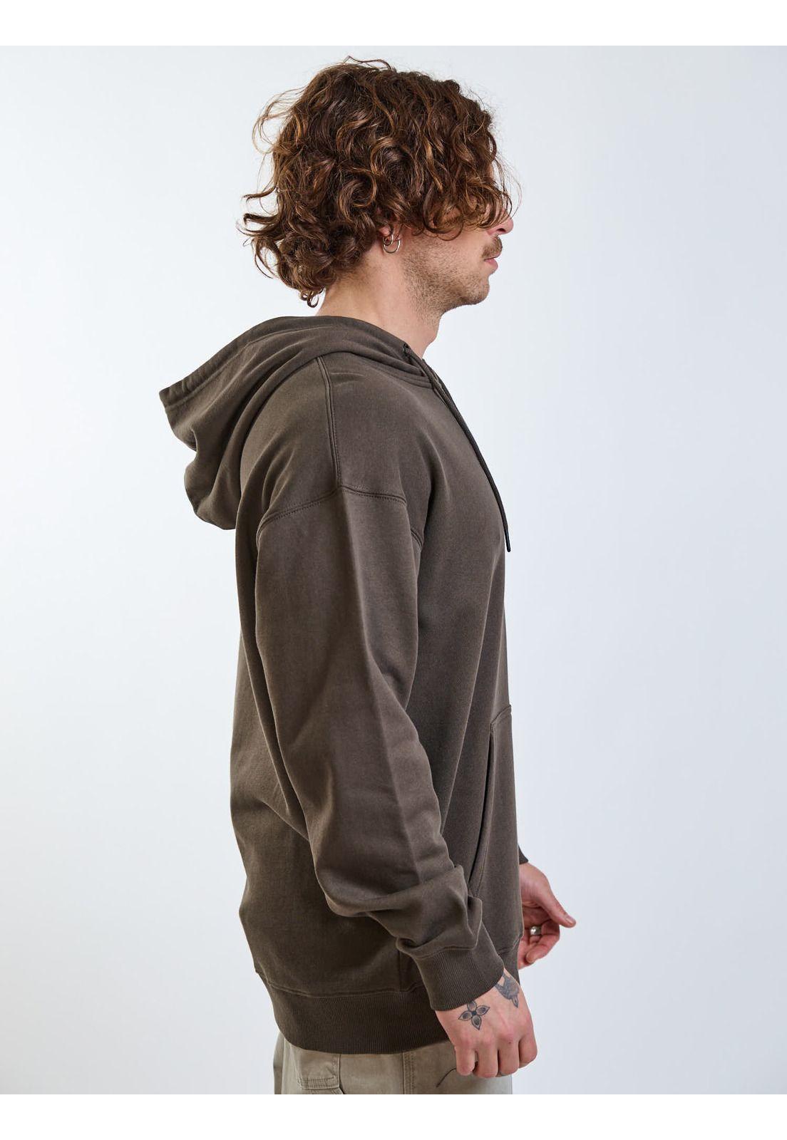 Poleron Canguro Pulse Negro Hombre Volcom-2