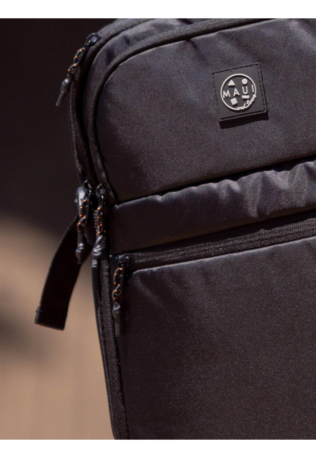 Mochila Escolar Tropina Negro Hombre Maui and sons-1