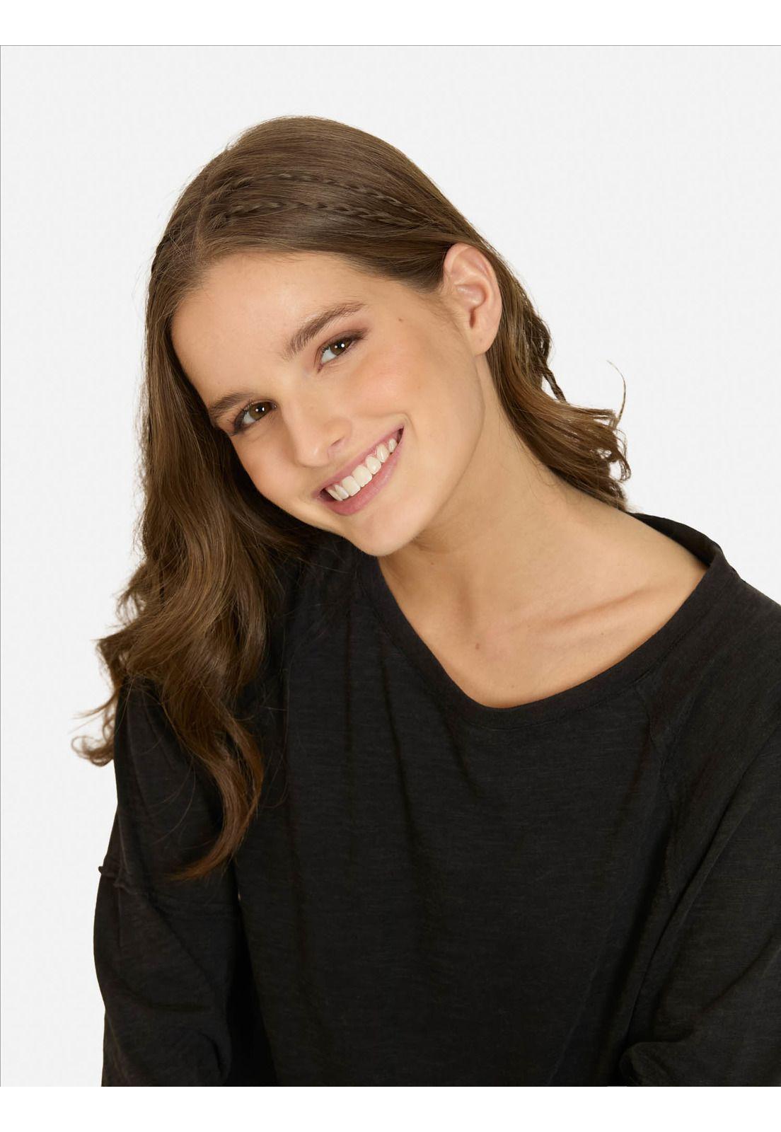 Polera ML Zephira Negro Mujer Maui And Sons-2
