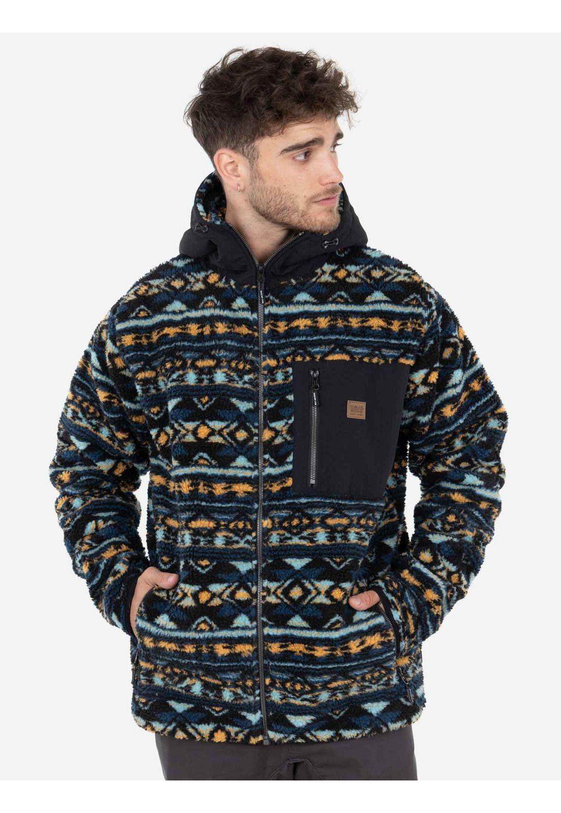 Poleron GEOMETRIC Hombre Multicolor Maui and Sons-0