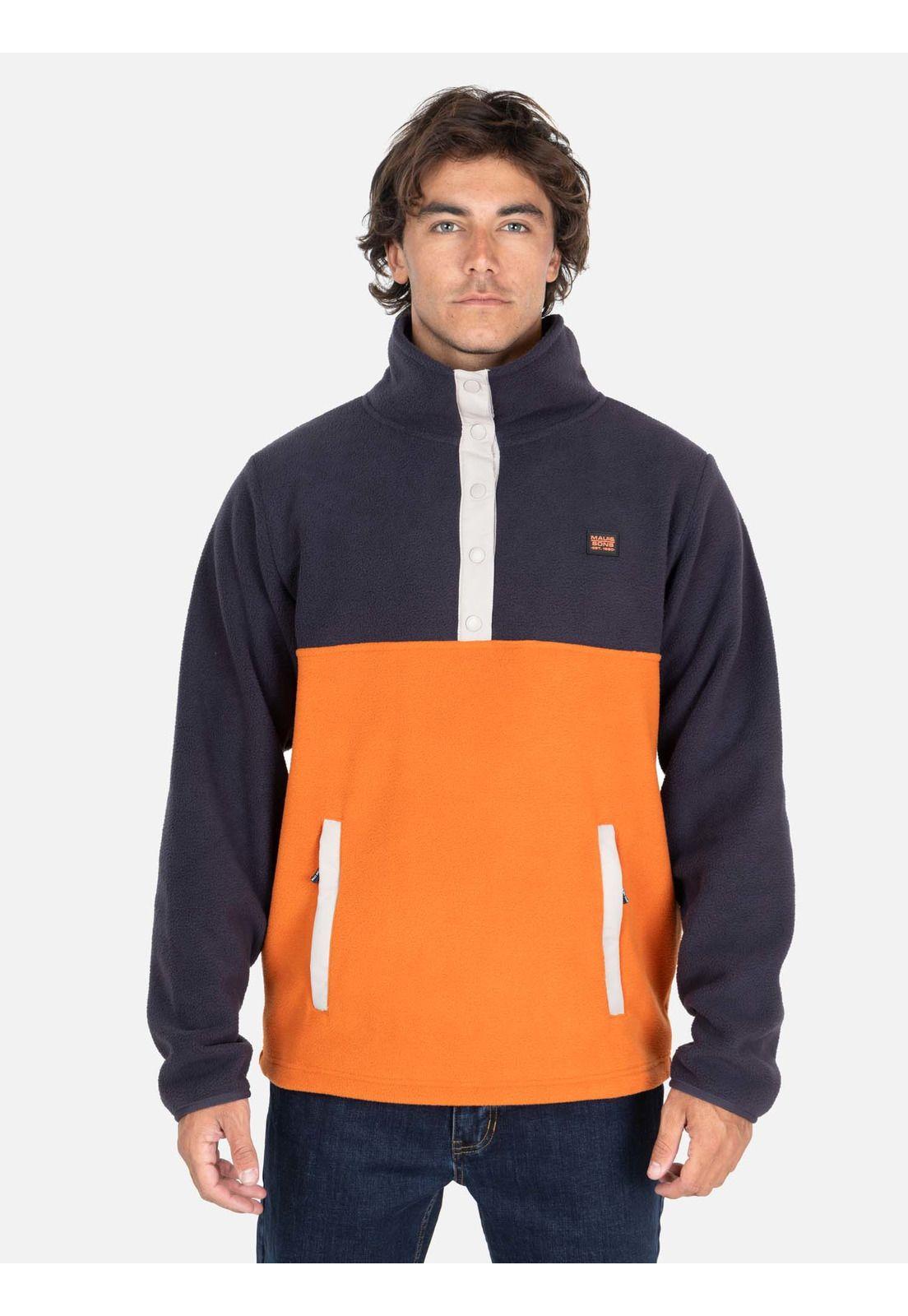 Poleron Micropolar Rider Naranjo Hombre Maui And Sons-0