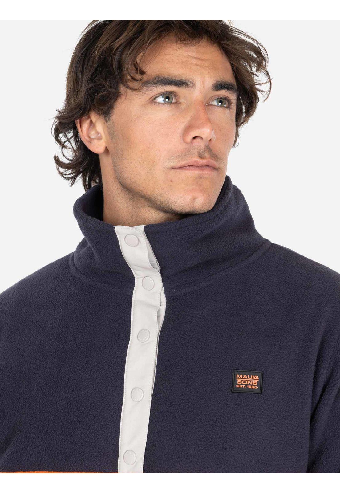 Poleron Micropolar Rider Naranjo Hombre Maui And Sons-2
