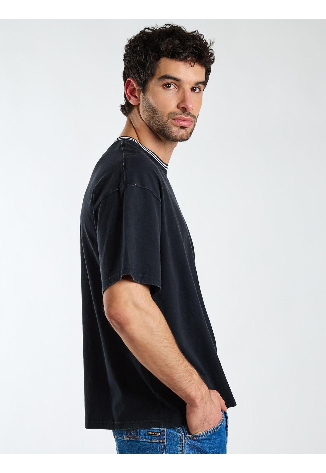 Polera Boxy Fenderbender Negro Hombre Volcom-2