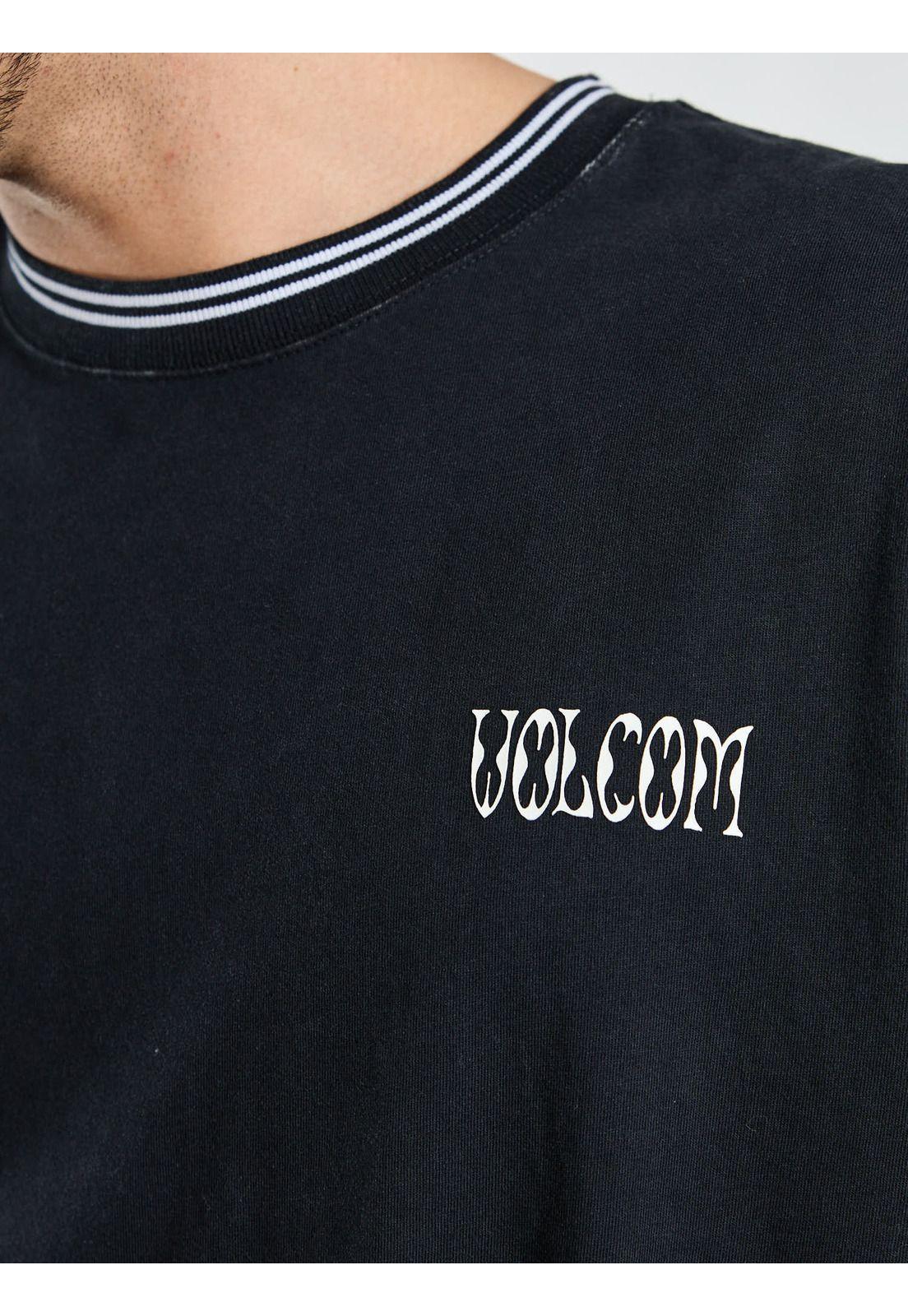Polera Boxy Fenderbender Negro Hombre Volcom-4