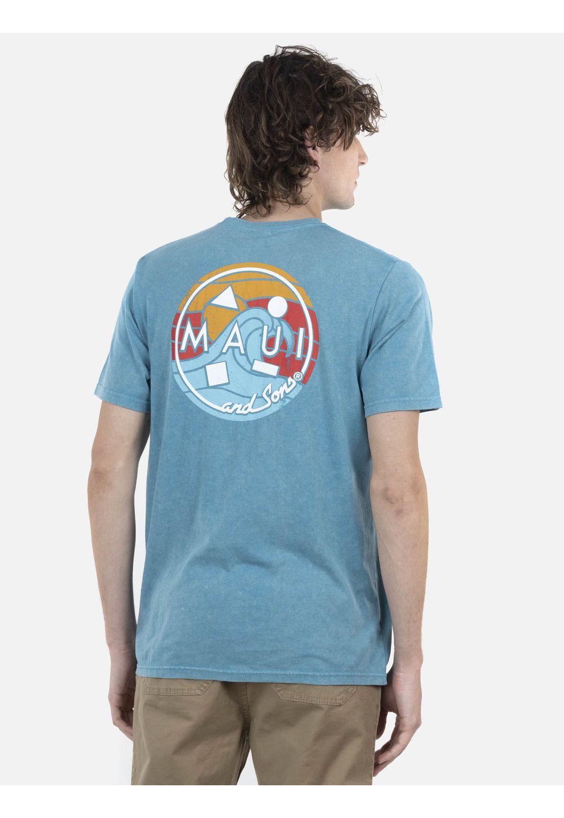 Polera Hombre Turquesa 5P390-MV22 Maui And Sons-1