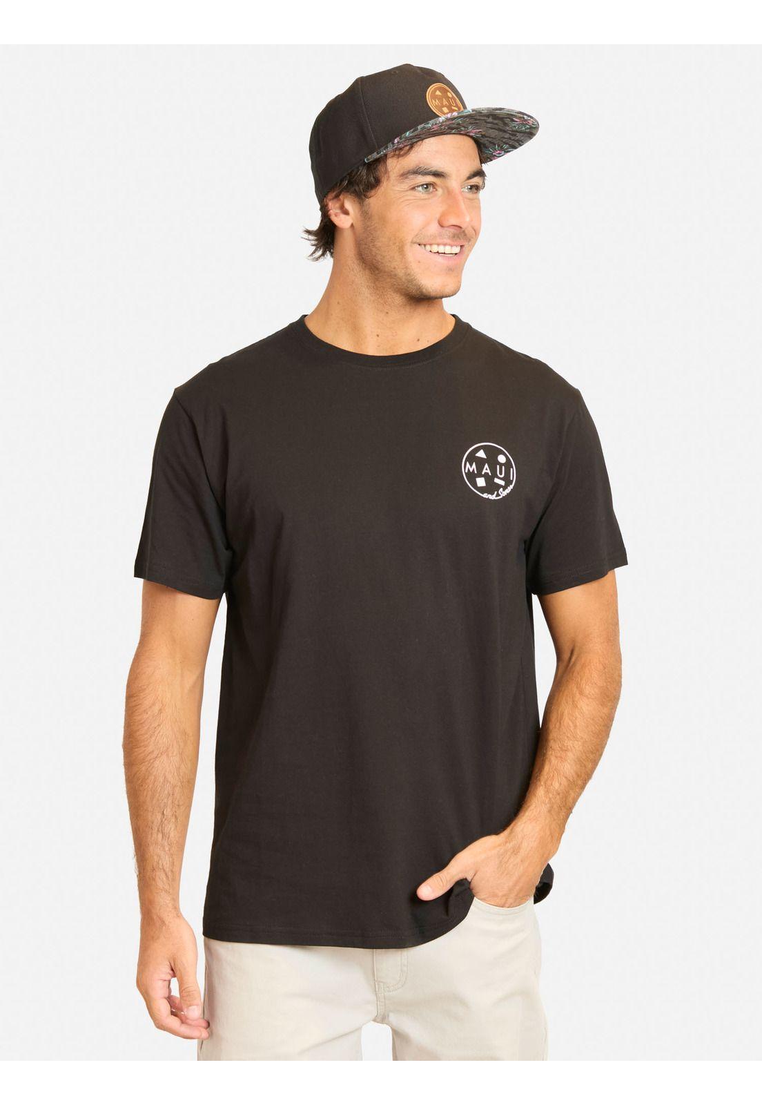 Polera MC Amax Negro Hombre Maui And Sons-0