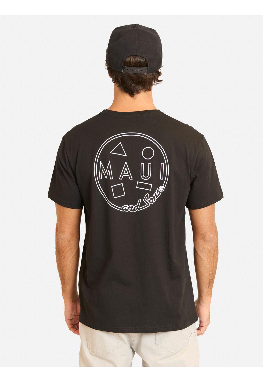 Polera MC Amax Negro Hombre Maui And Sons-1