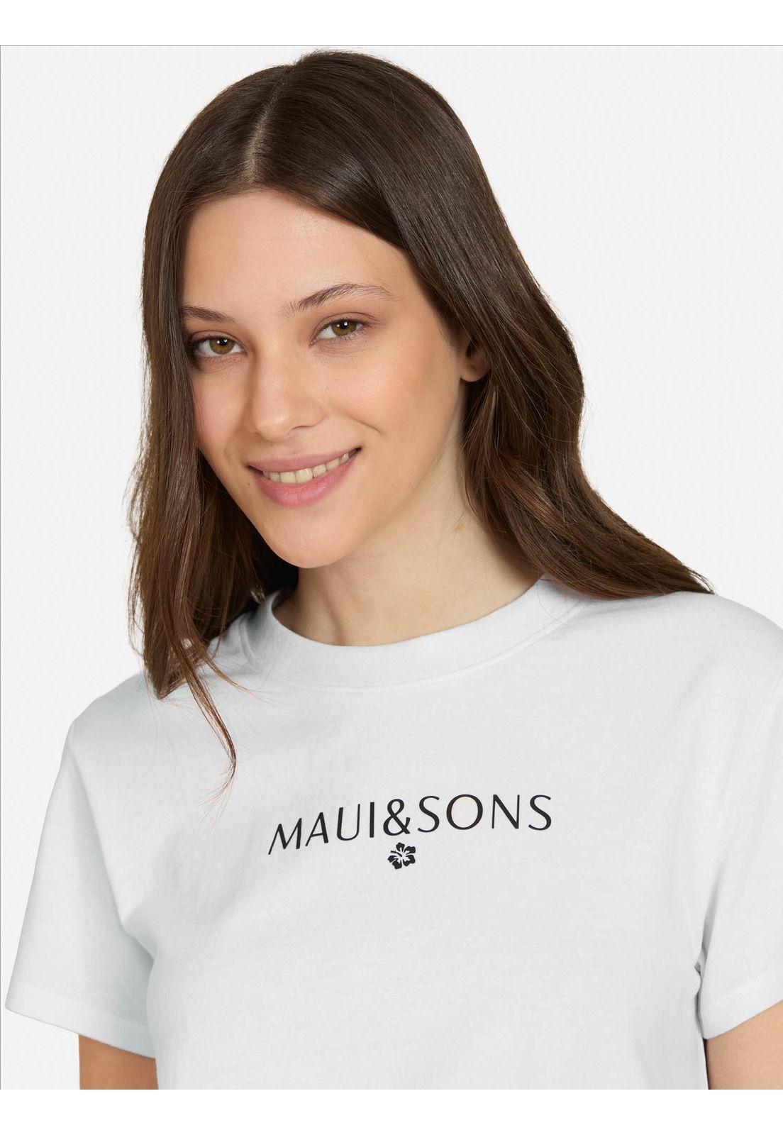 Polera MC Trinsea Blanco Mujer Maui And Sons-2