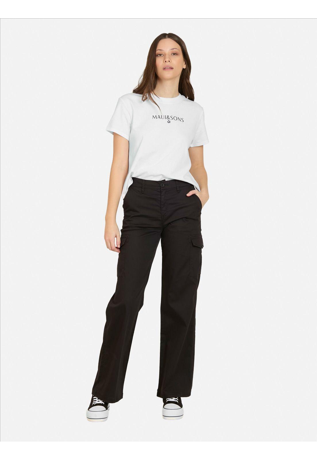 Polera MC Trinsea Blanco Mujer Maui And Sons-3