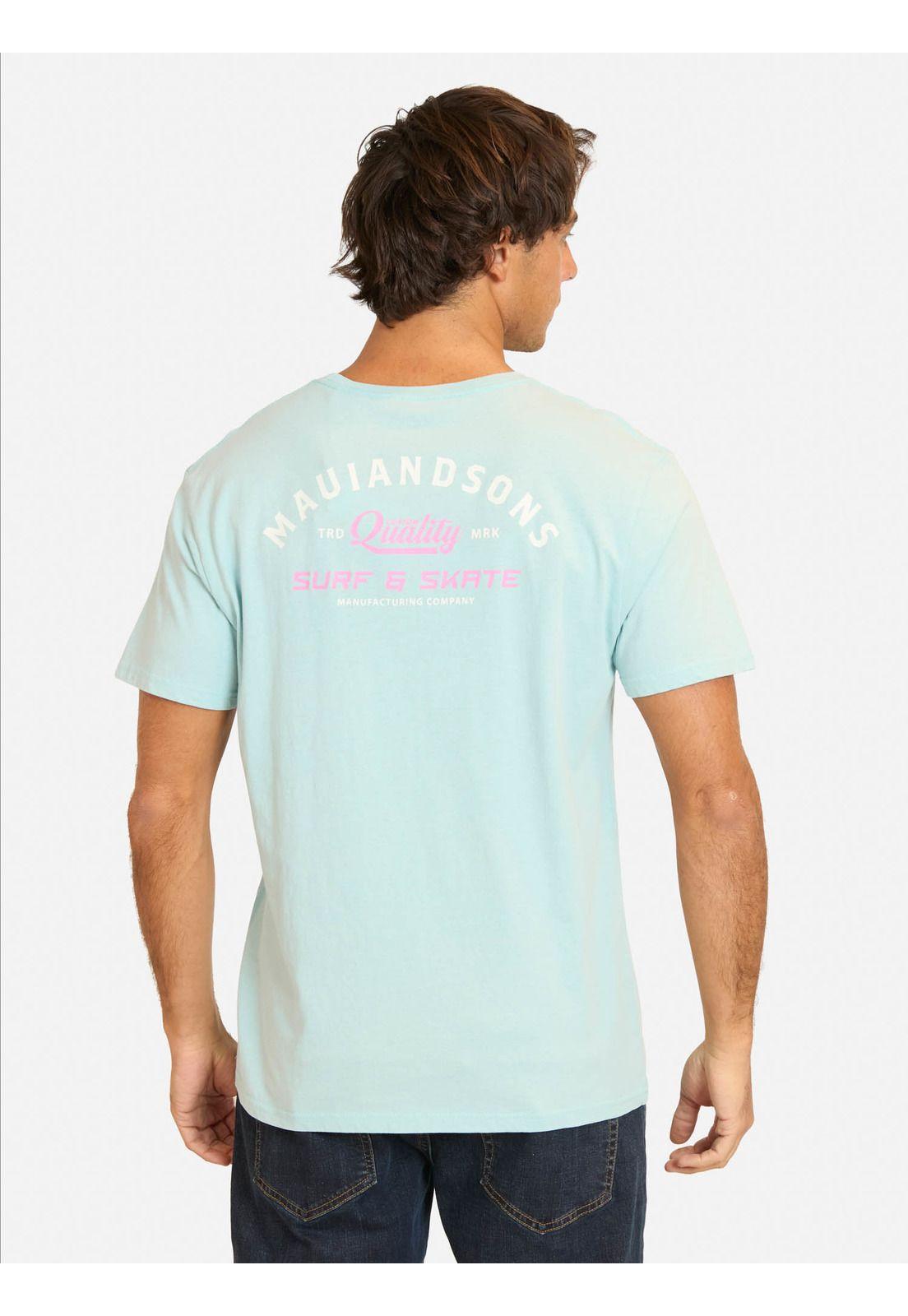 Polera MC Cucu Azul Hombre Maui And Sons-1