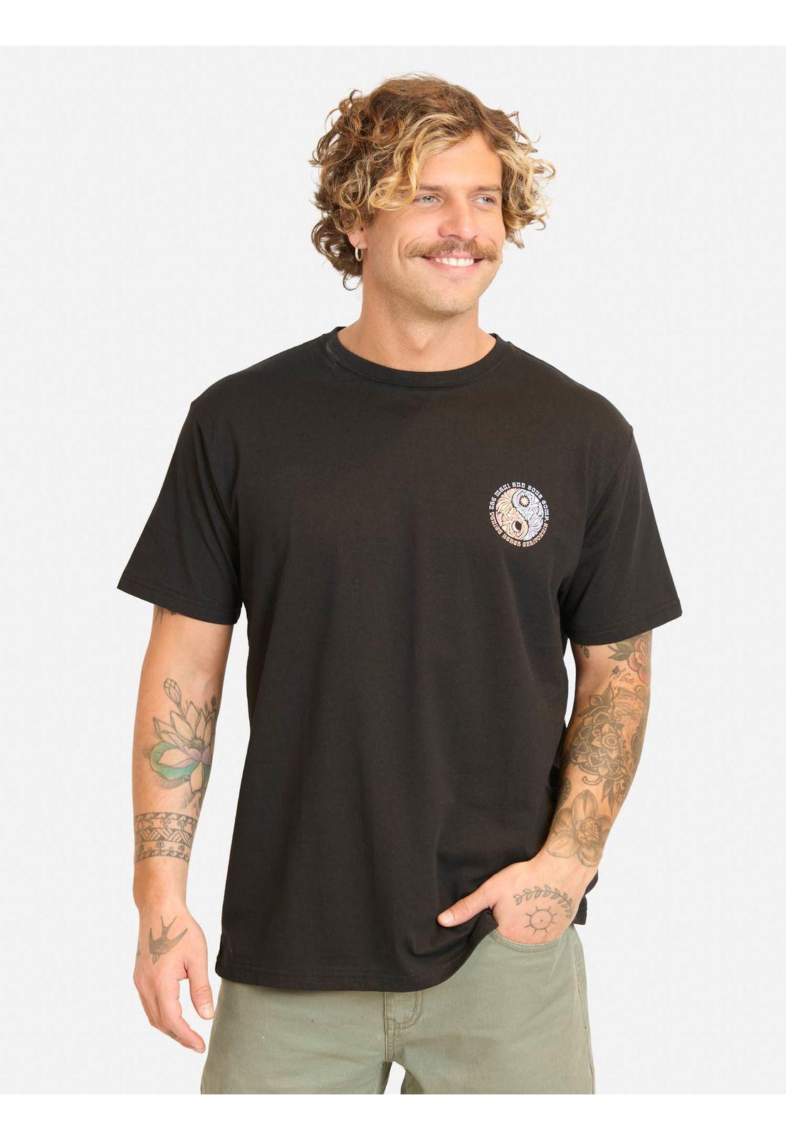 Polera MC Bazoy Negro Hombre Maui And Sons-0