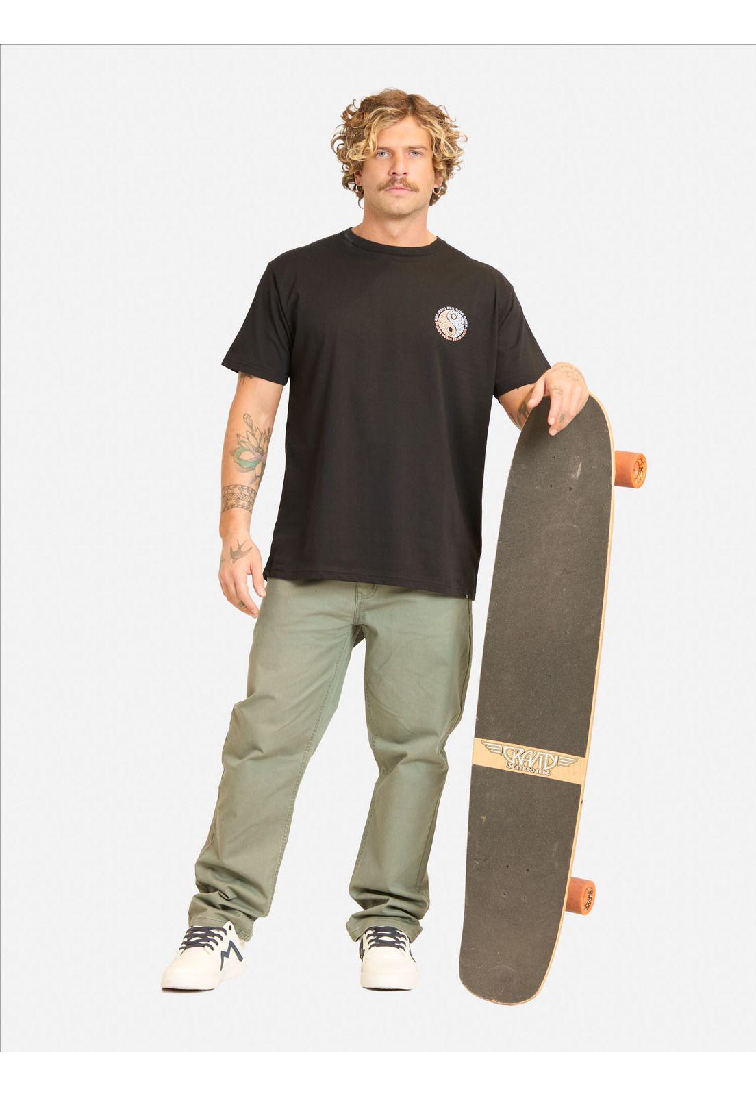 Polera MC Bazoy Negro Hombre Maui And Sons-3
