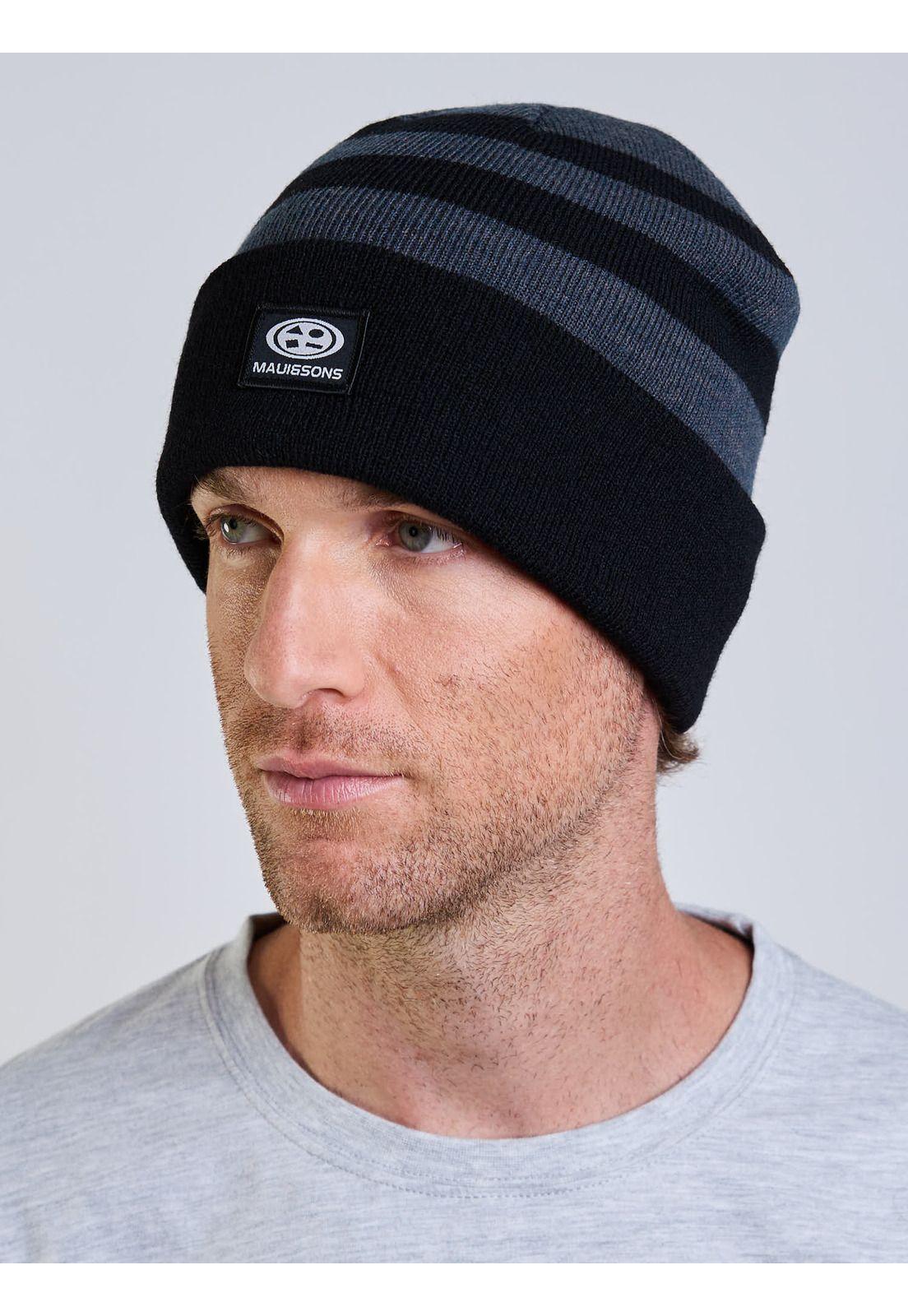Gorro Lines Crown Gris Hombre Maui And Sons-1
