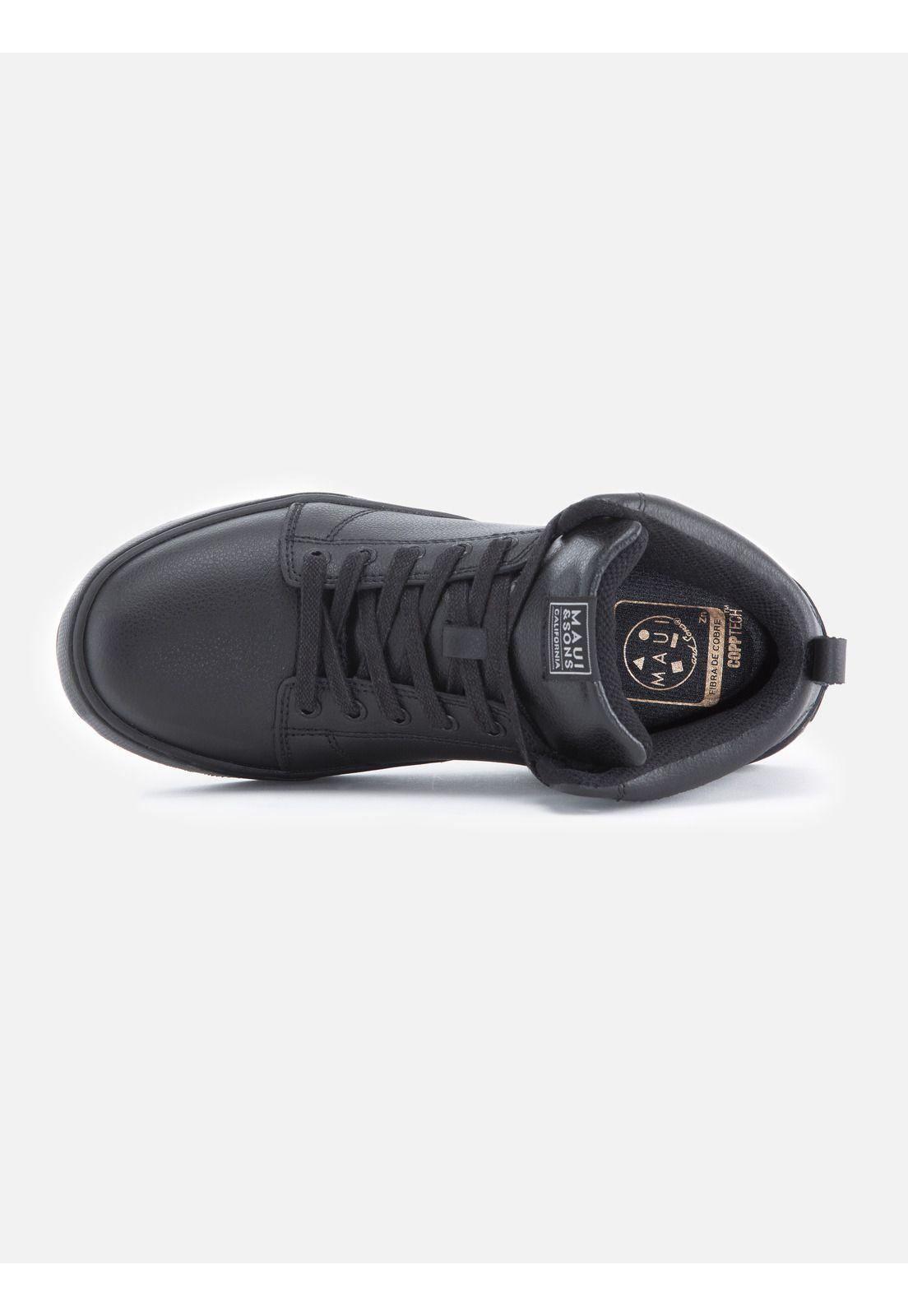 Zapatillas Juvenil Escolar 5CE175-MC20 Negro Maui and Sons-4