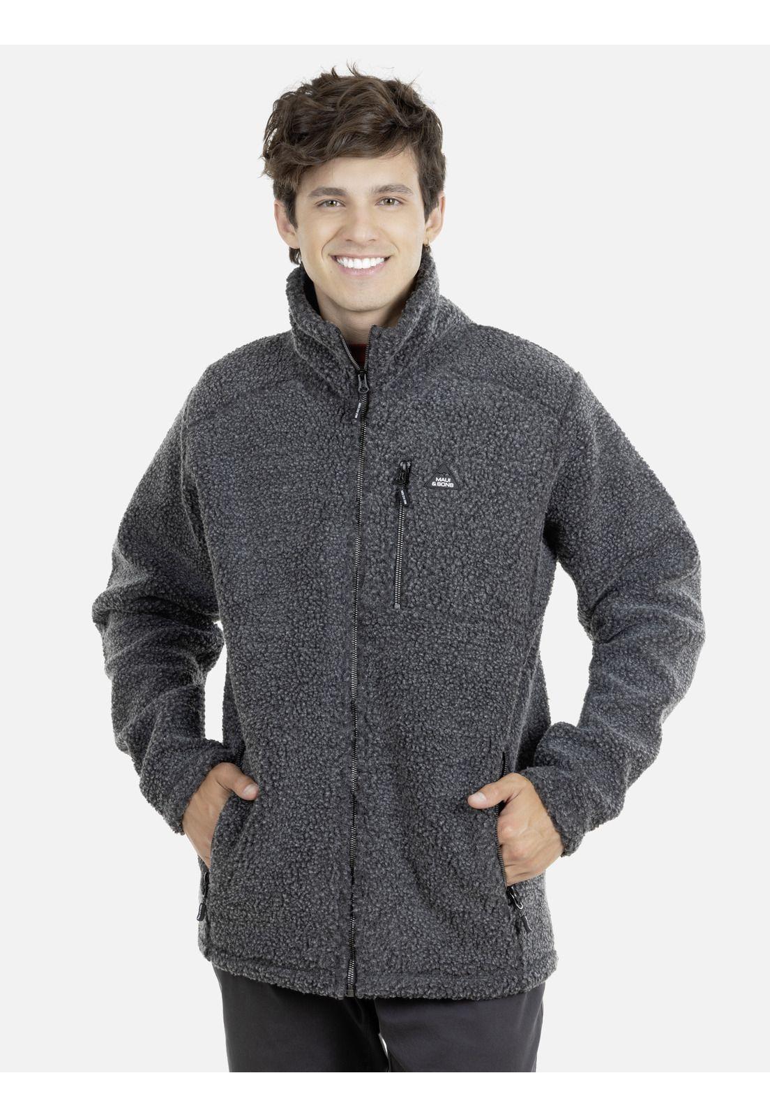 Poleron Hombre 5O339-MI21 Gris Oscuro Maui and Sons-0