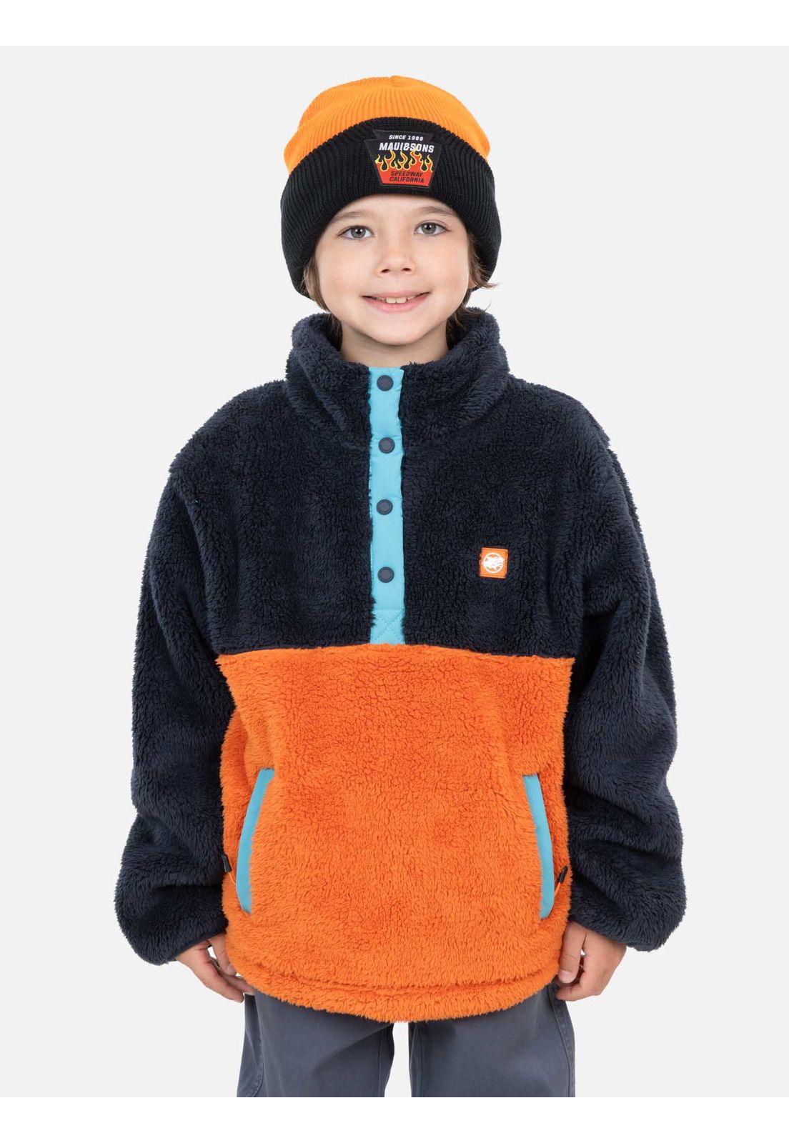 Poleron Chiporro Ada Azul Infantil Maui And Sons-0