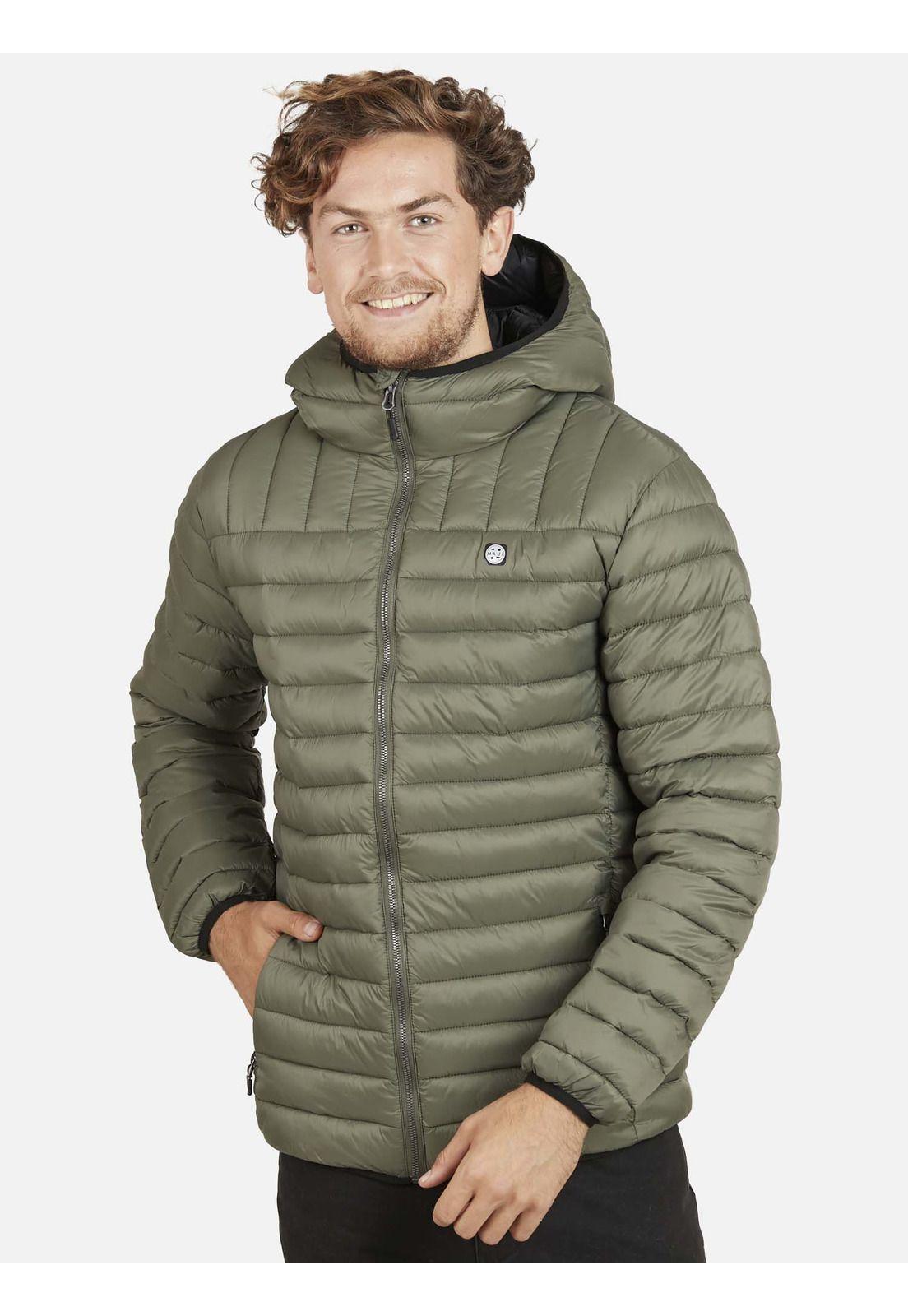 Parka Light Quilted Hombre Verde Maui and Sons-0