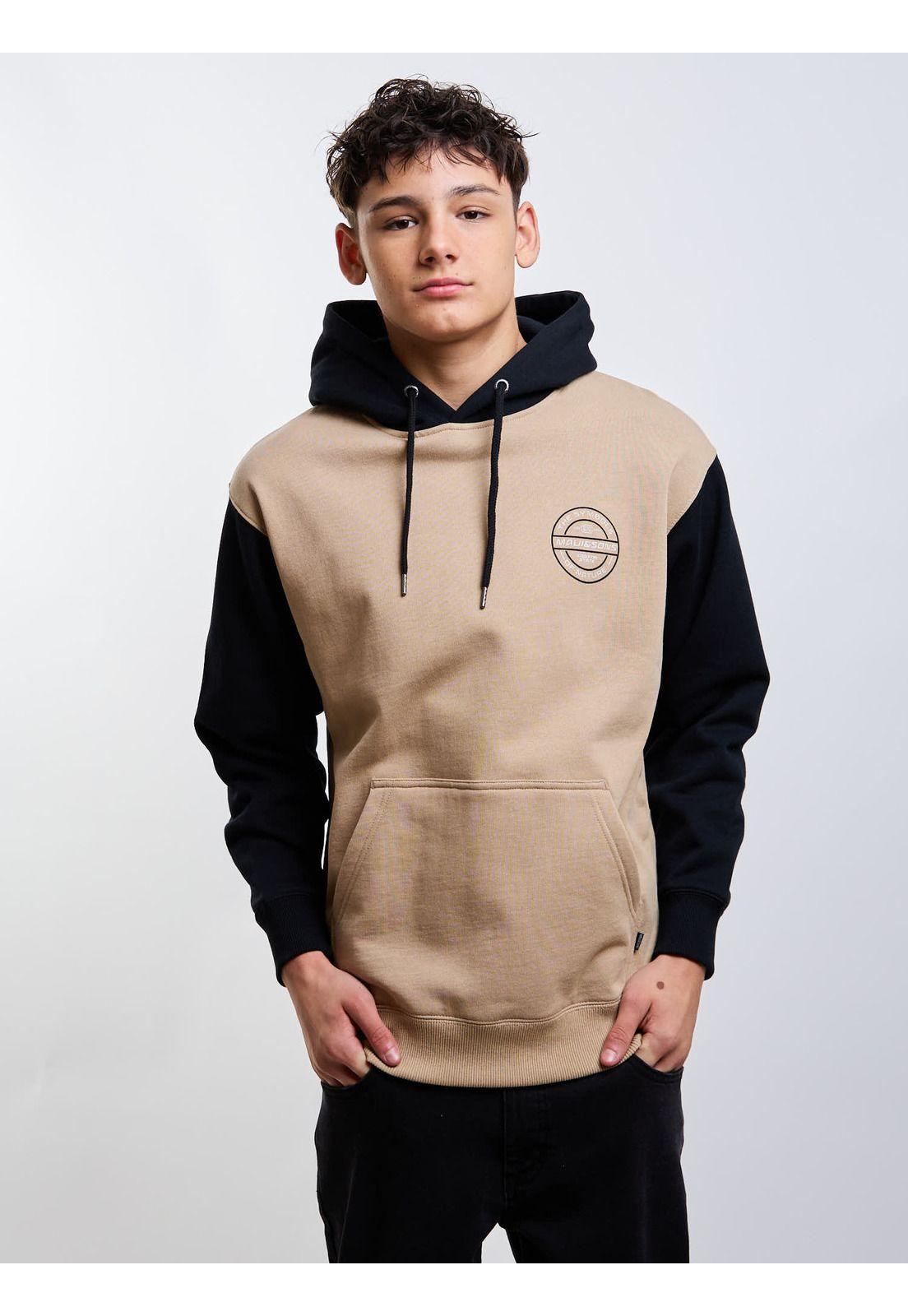 Poleron Canguro Ember Café Infantil Maui And Sons-0