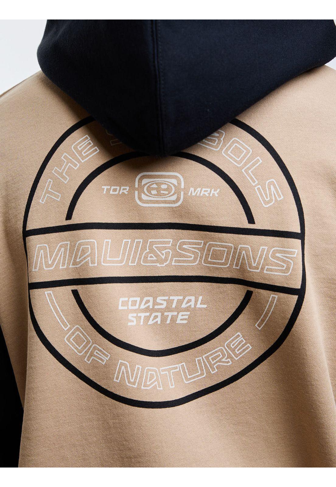 Poleron Canguro Ember Café Infantil Maui And Sons-3