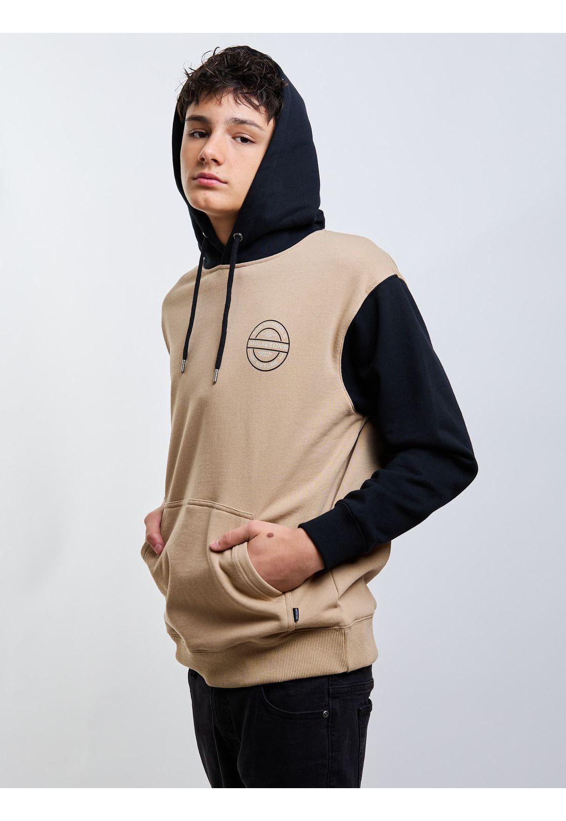 Poleron Canguro Ember Café Infantil Maui And Sons-5